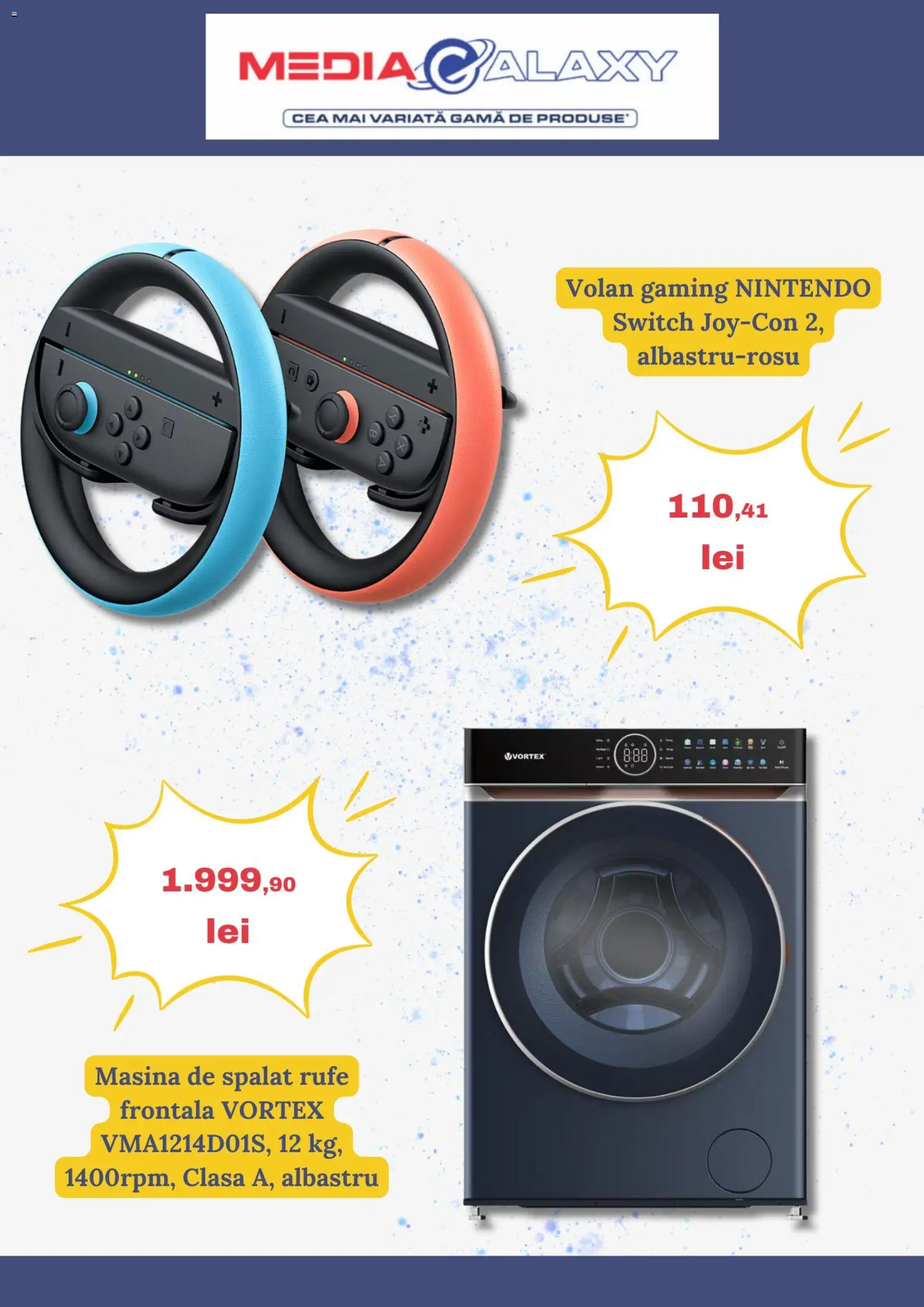 Noul catalog Media Galaxy – valabil de la 09.04.2026 | Pagină: 4 | Produse: Mașină De Spălat