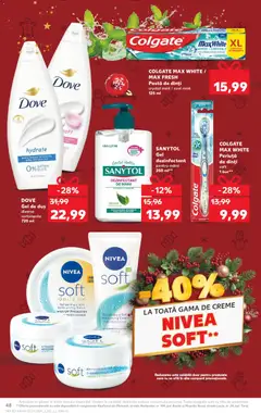 Ofertele Kaufland valabile de la 26.11.2025 | Pagină: 48 | Produse: Body, Duș, Gel de duș, Pastă de dinți