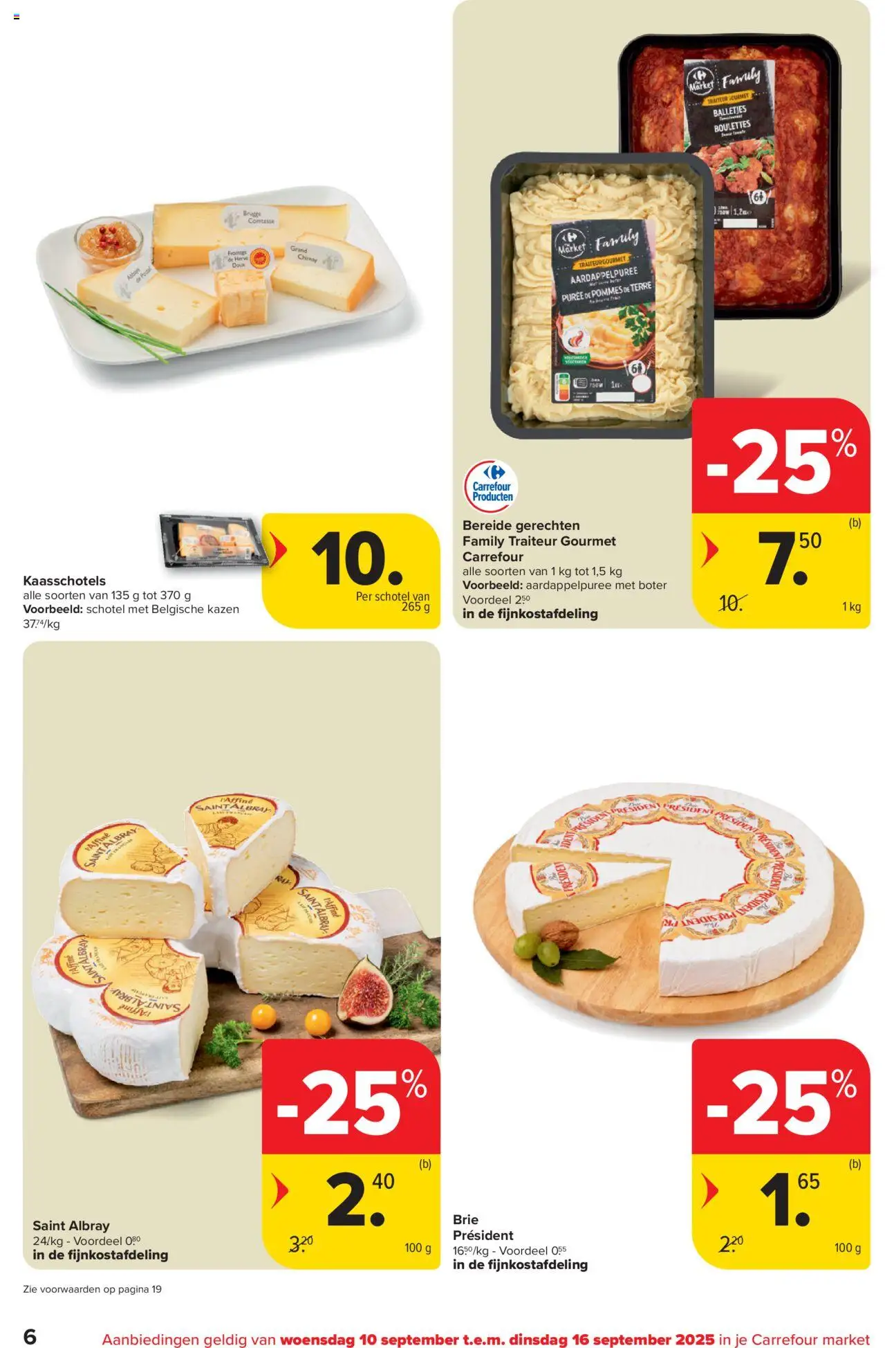  | Pagina: 6 | Producten: Brie, Boter