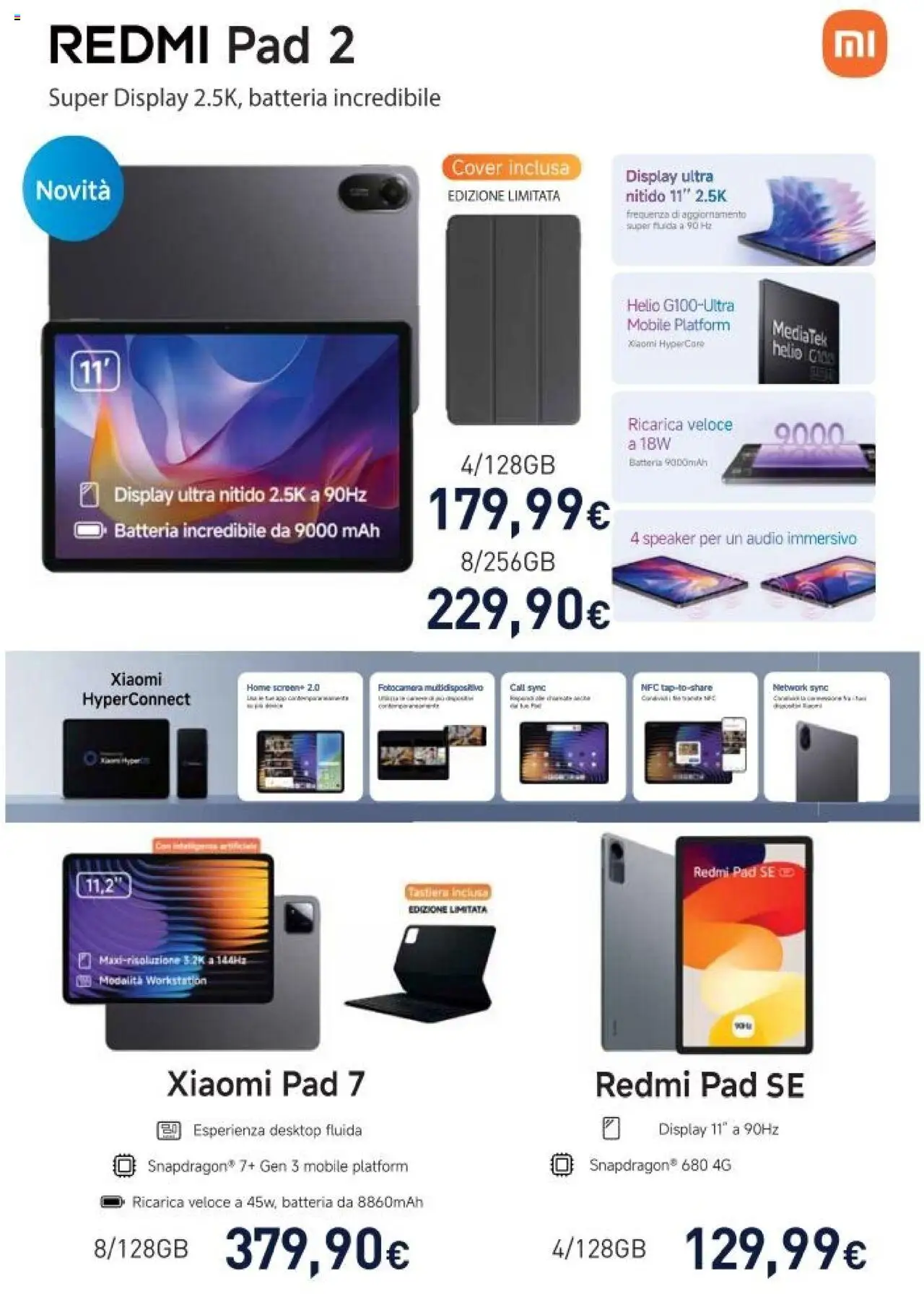 Volantino Unieuro del 22.08.2025 | Pagina: 35 | Prodotti: Tastiera, Audio, Fotocamera, Batteria