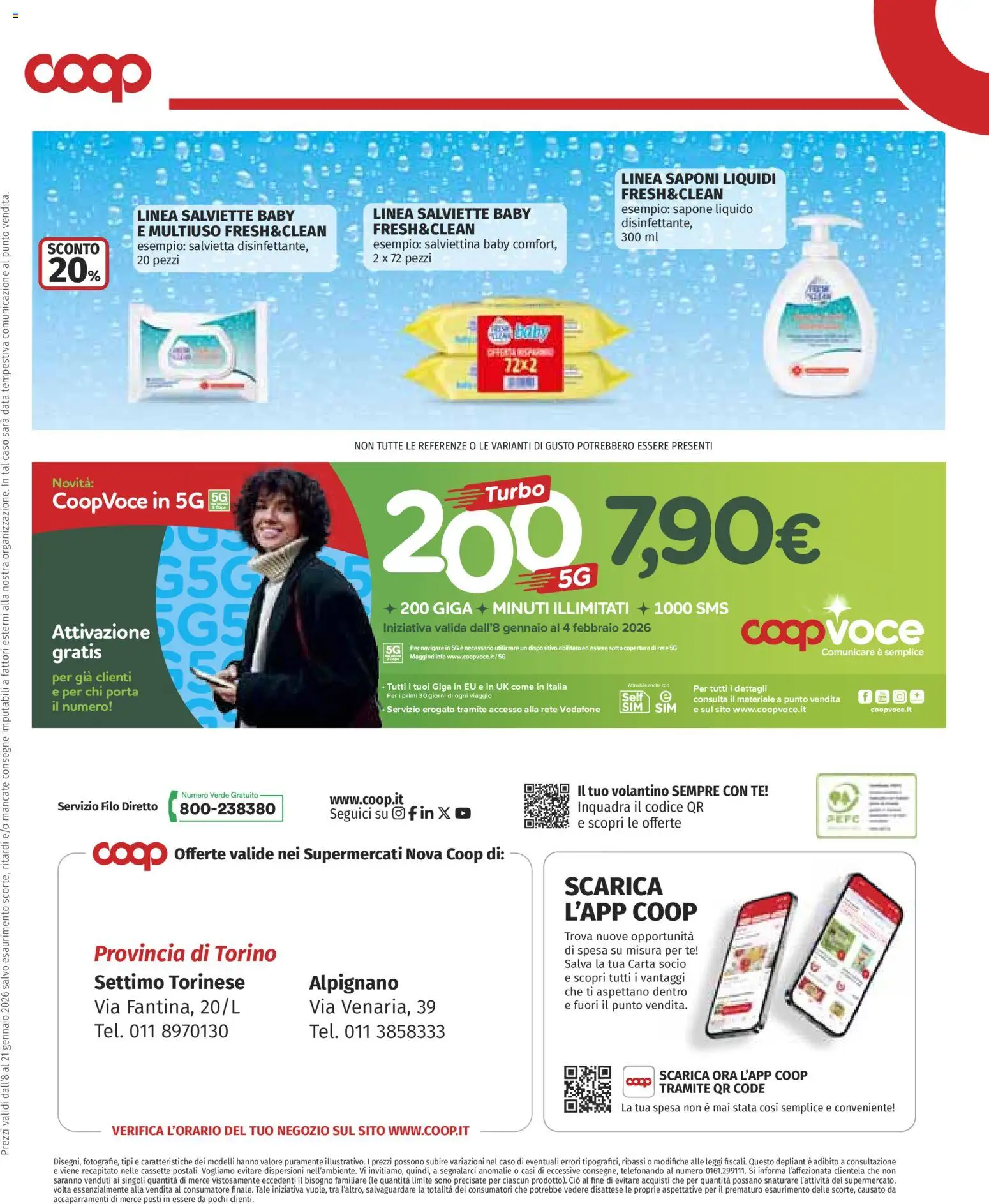 Volantino COOP del 08.01.2026 | Pagina: 18 | Prodotti: Sapone, Tè, Data