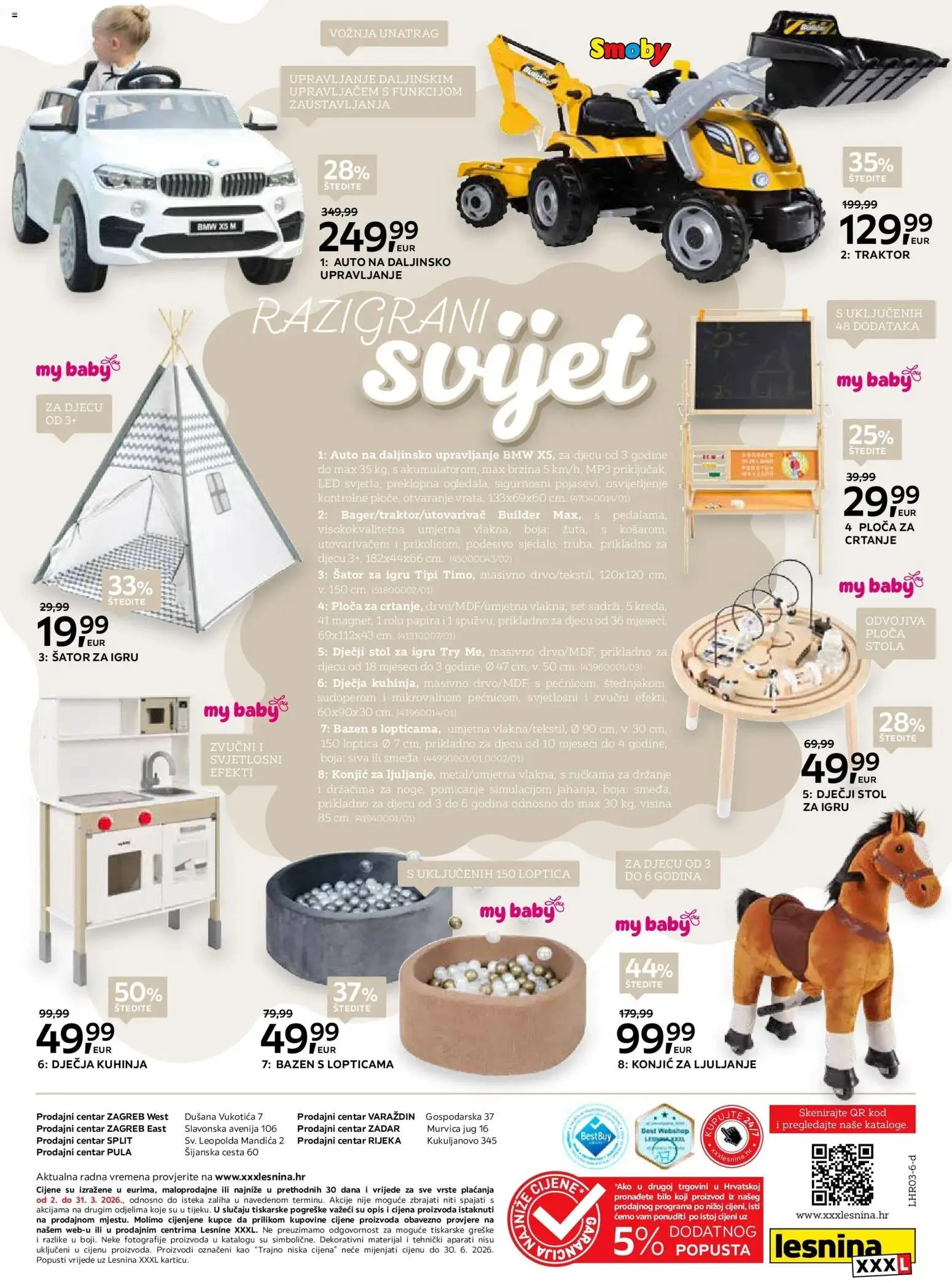 Lesnina katalog | vrijedi od 01.03.2026 | Stranica: 14 | Proizvodi: Bazen, Traktor, Kuhinja, MP3