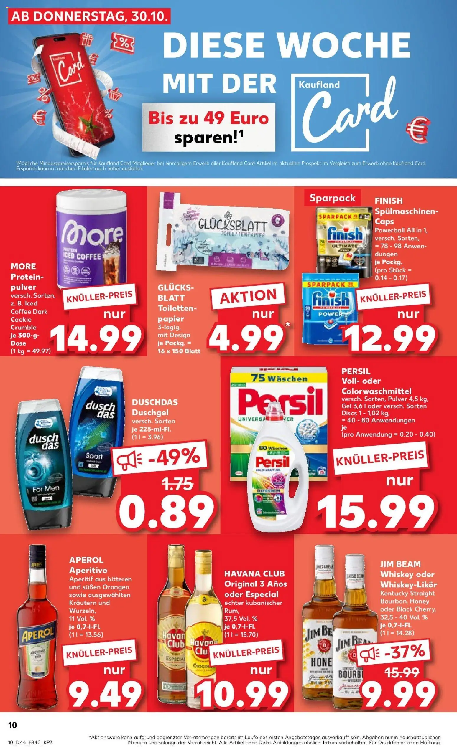 Kaufland prospekt Hameln	 – gültig ab 30.10.2025 | Seite: 10 | Produkte: Orangen, Finish, Shower Gel, Toilettenpapier