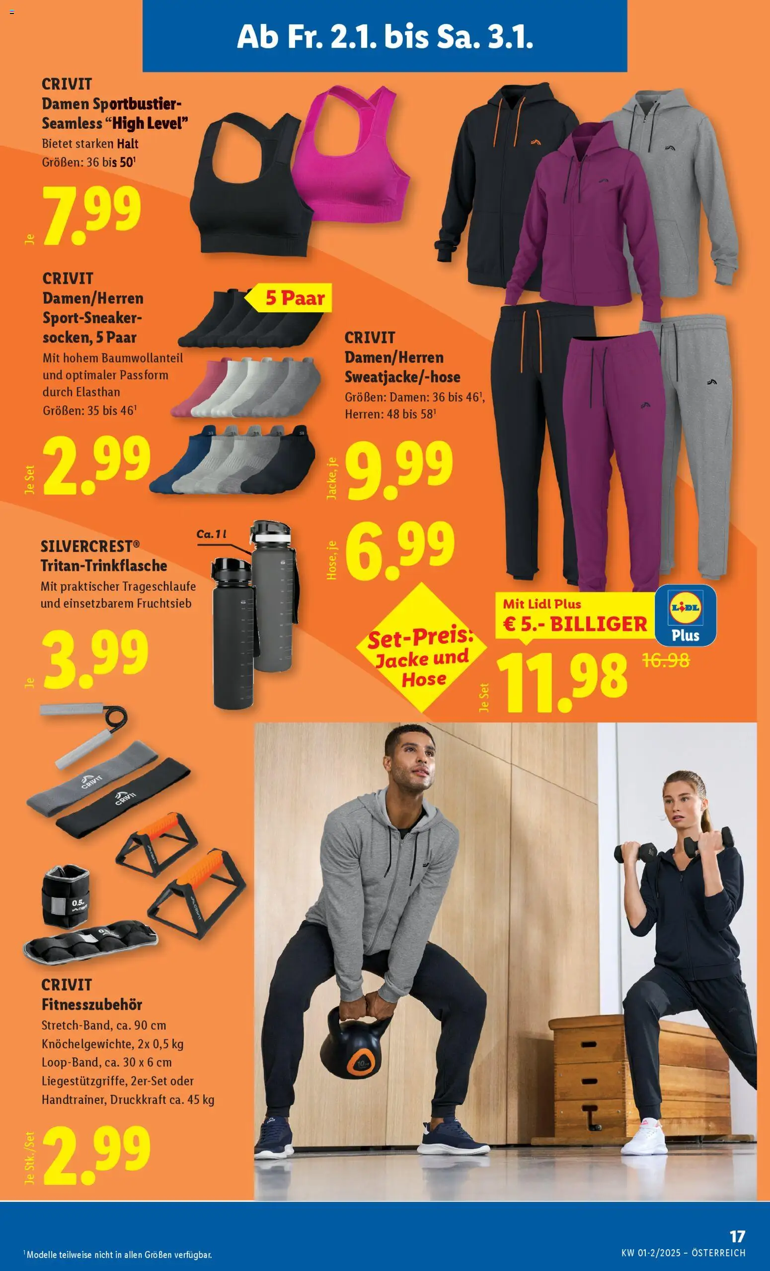 Lidl Eisenstadt, Ebenfurth, Mattersburg gültig ab 02.01.2026 | Seite: 19 | Produkte: Jacke, Hose