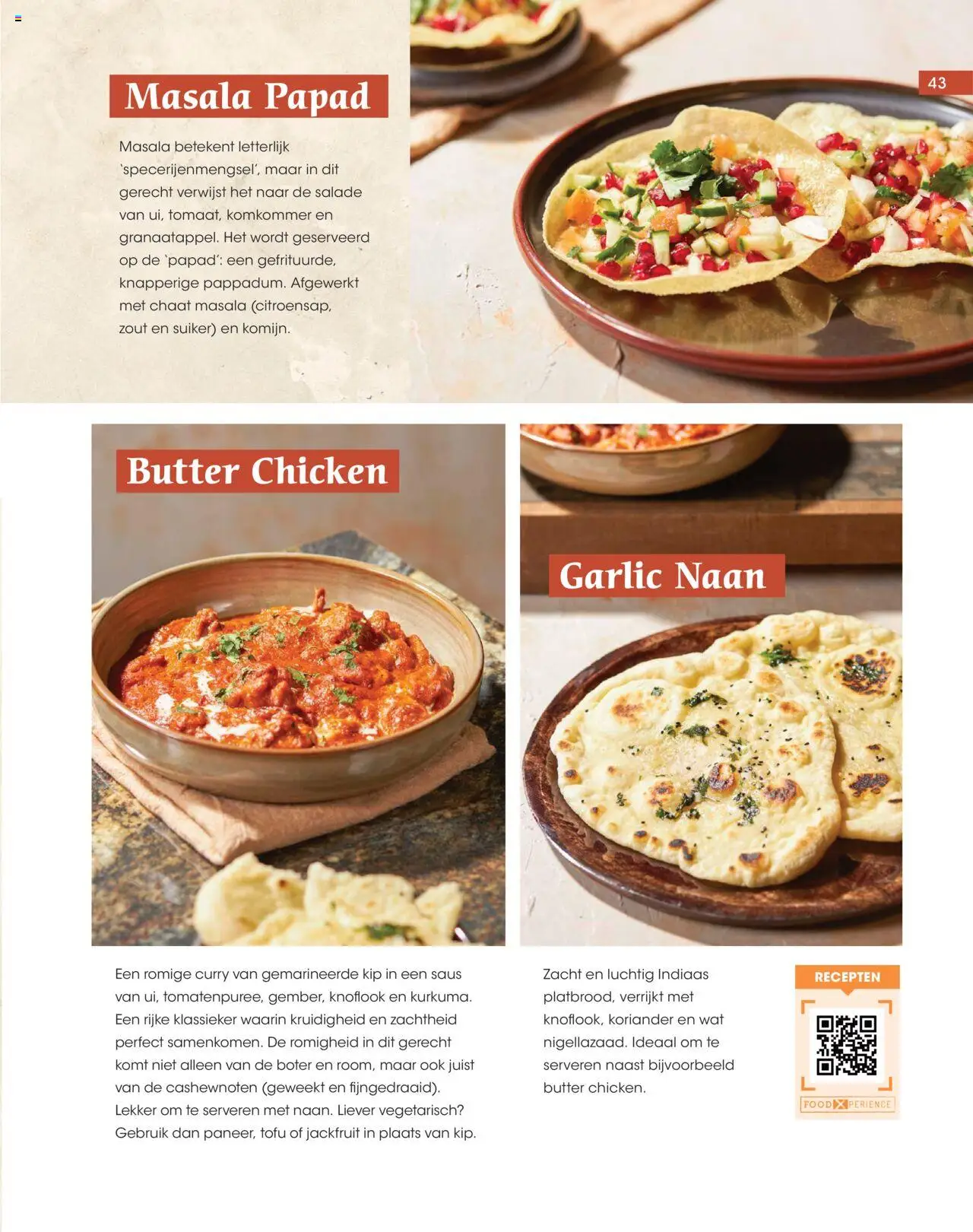 {H1} | Pagina: 43 | Producten: Boter, Salade, Saus, Koriander