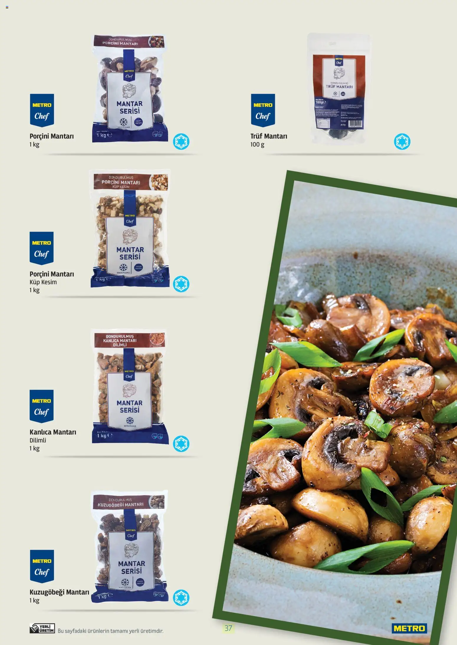 Metro - Bitki Bazlı ve Vegan 2025 - 21.10.2025 tarihinden itibaren geçerlidir | Sayfa: 37 | Ürünler: Mantar