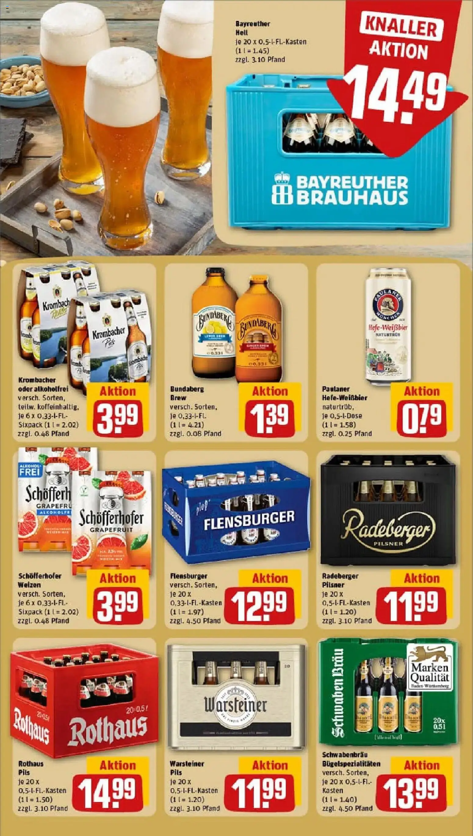 Rewe prospekt Fridingen An Der Donau	 – gültig ab 26.01.2026 | Seite: 15 | Produkte: Pils, Flensburger, Radeberger pilsner, Paulaner