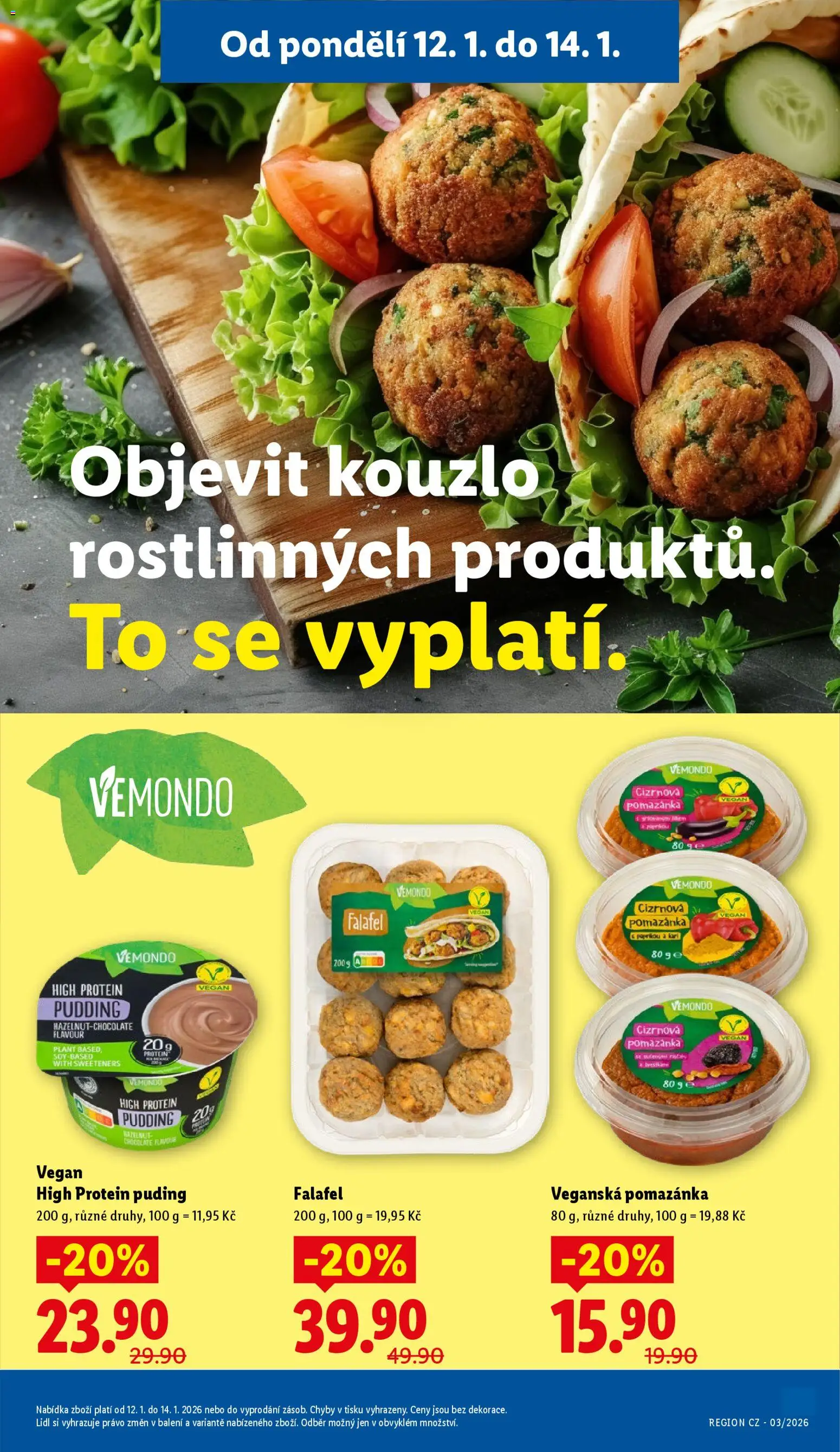 Lidl leták od 12.01.2026 | Strana: 9 | Produkty: High protein pudding, Puding, Pomazánka, Protein pudding
