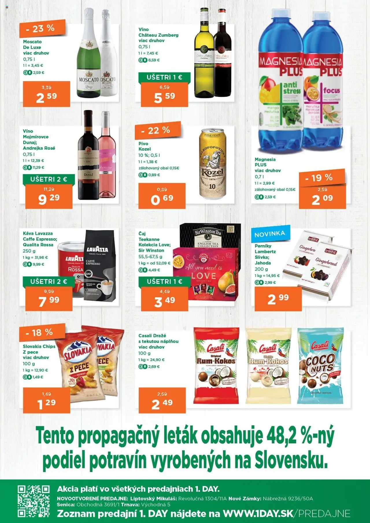 Nové 1day akcie – leták je platný od 09.10.2025 | Strana: 3 | Produkty: Paprika, Víno, Mango, Rum