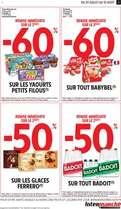  | Page: 3 | Produits: Glaces, Eau minérale, Framboise, Pêche