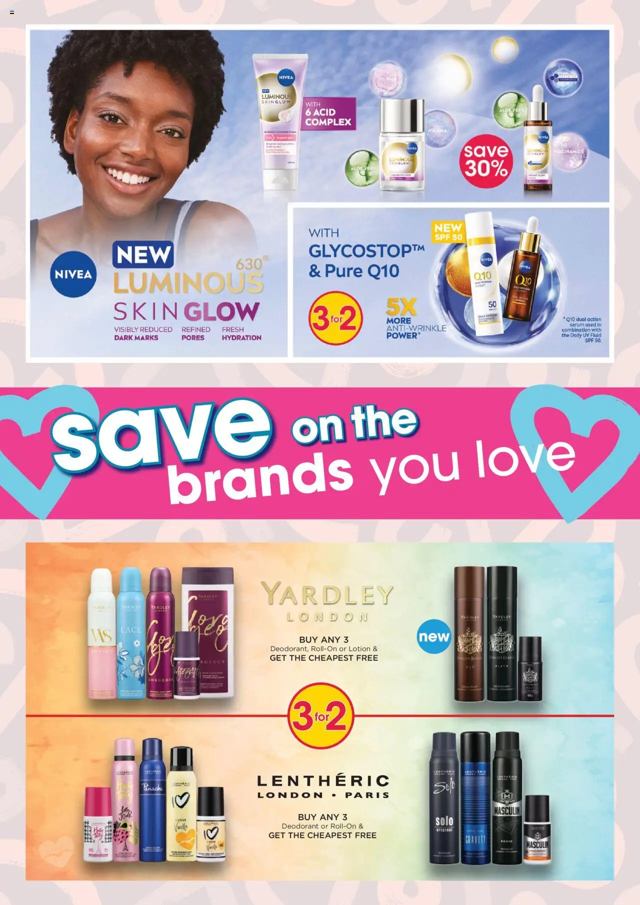 Clicks - Clubcard Magazine │ valid from 01.08.2025 | Page: 59 | Products: Serum, Deodorant, Lotion