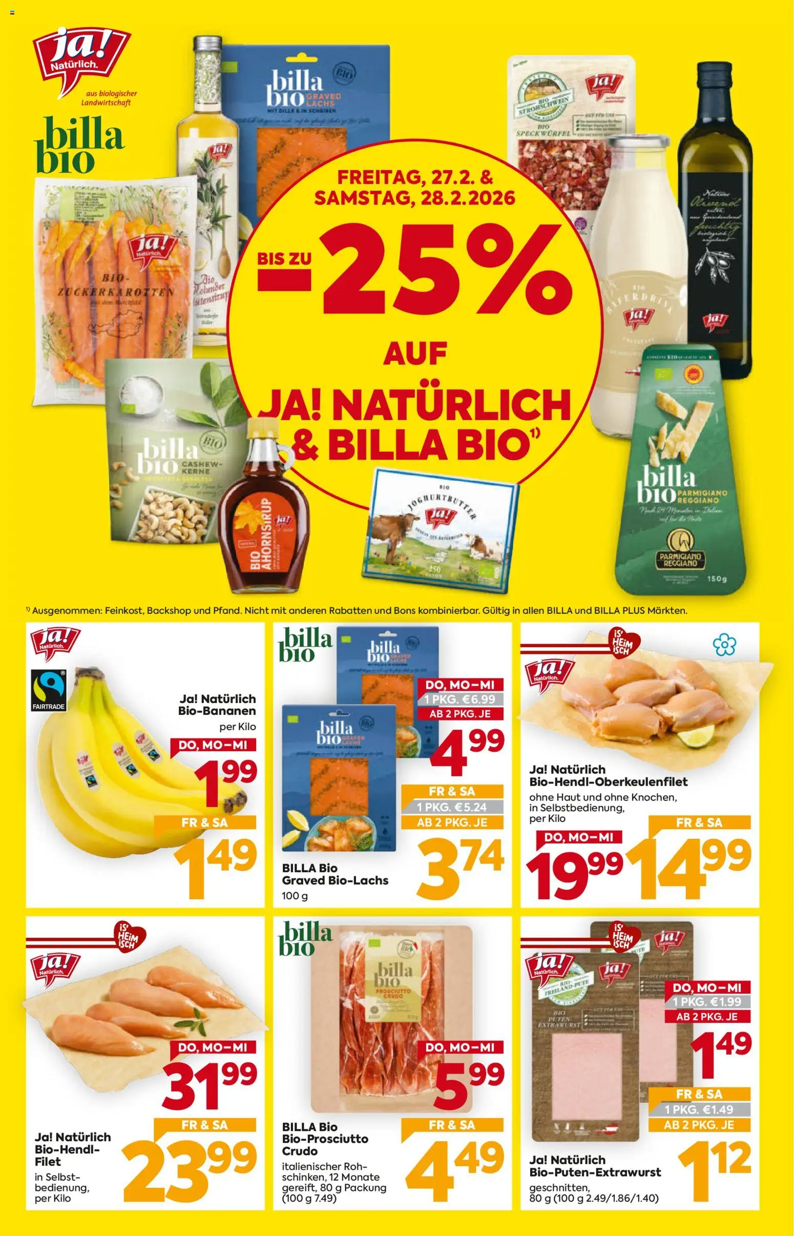 Billa Flugblatt gültig ab 26.02.2026 | Seite: 2