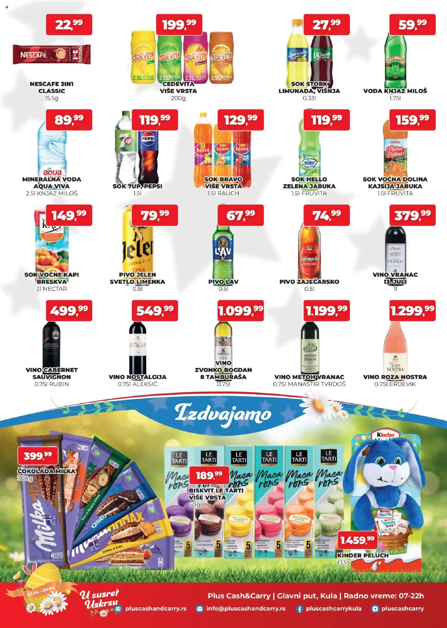 Plus Cash & Carry katalog - važi od 03.04.2026 | Strana: 3 | Proizvode: Keks, Mango, Cheesecake, Breskva