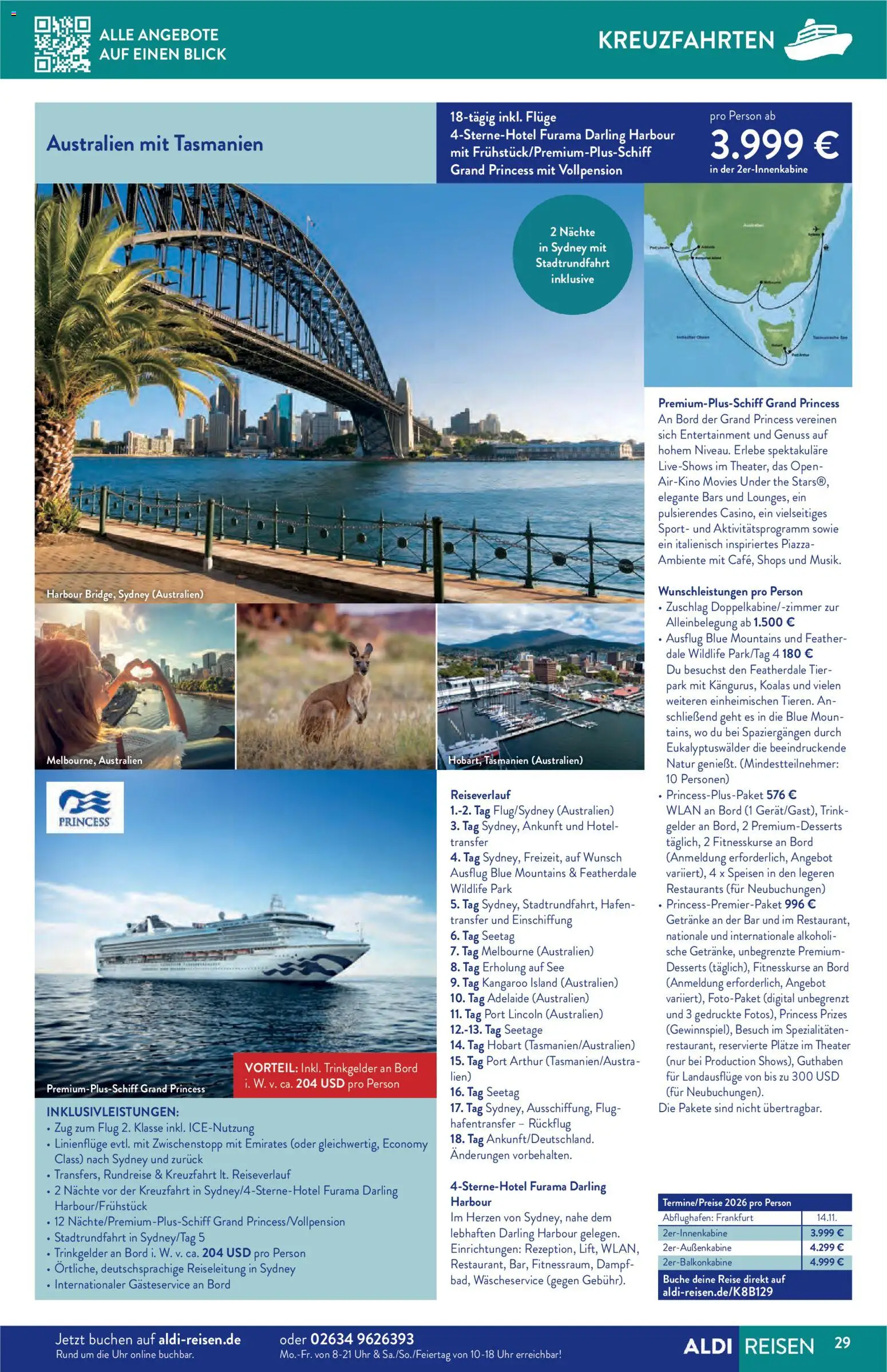 Aldi Reisen  Reisemagazin – gültig ab 01.01.2026 | Seite: 29