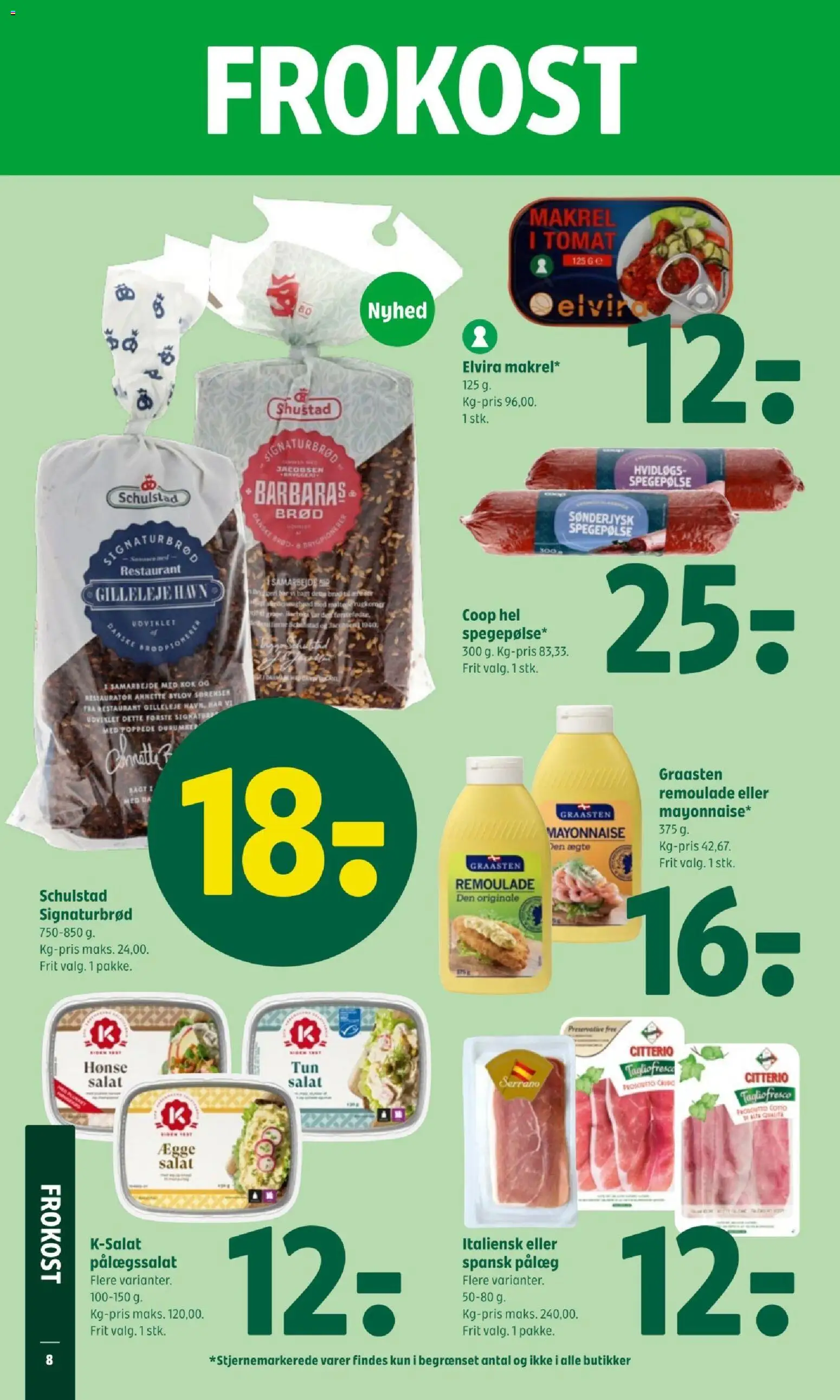 Coop 365 tilbudsavis – gyldig fra 26.02.2026 | Side: 10 | Produkter: Brød, Salat, Pålæg, Makrel