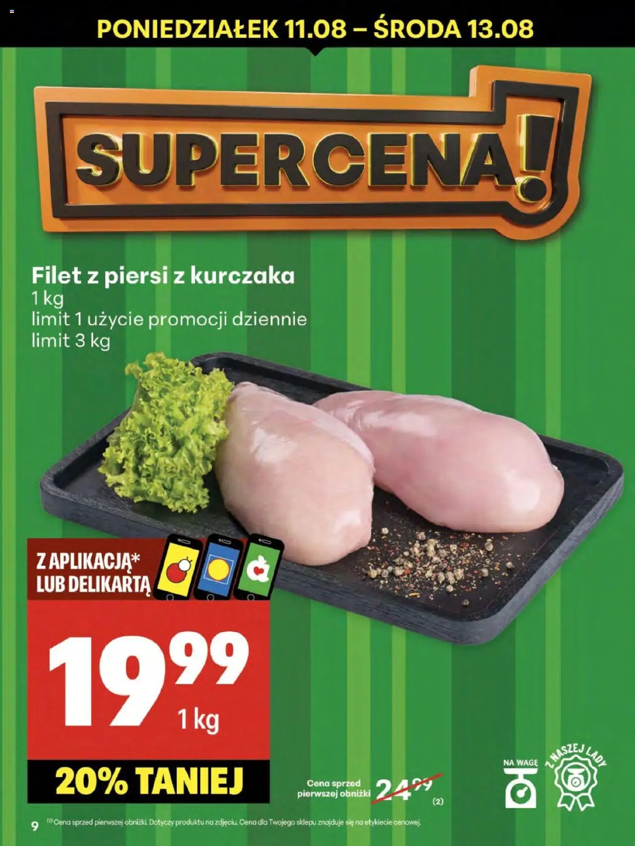 Delikatesy Centrum Gazetka - Sklepy Własne od 07.08.2025 | Strona: 9 | Produkty: Piersi