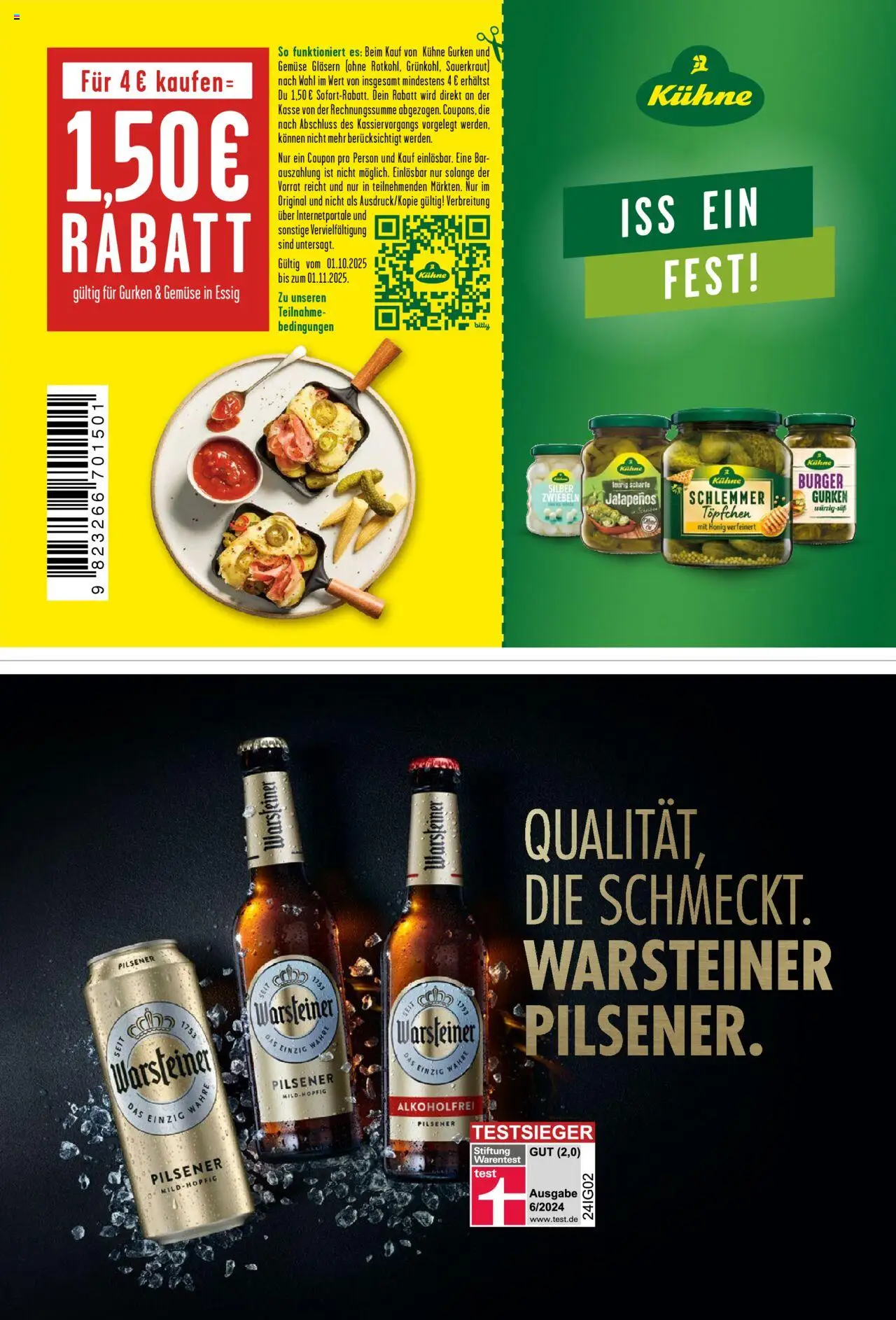 Combi myTime Oktober 2025 – gültig ab 01.10.2025 | Seite: 30 | Produkte: Burger, Gemüse, Warsteiner, Gurken