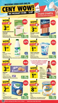 Intermarche Gazetka od 26.06.2025 | Strona: 5 | Produkty: Radio, Kefir naturalny, Jogurt, Piwo