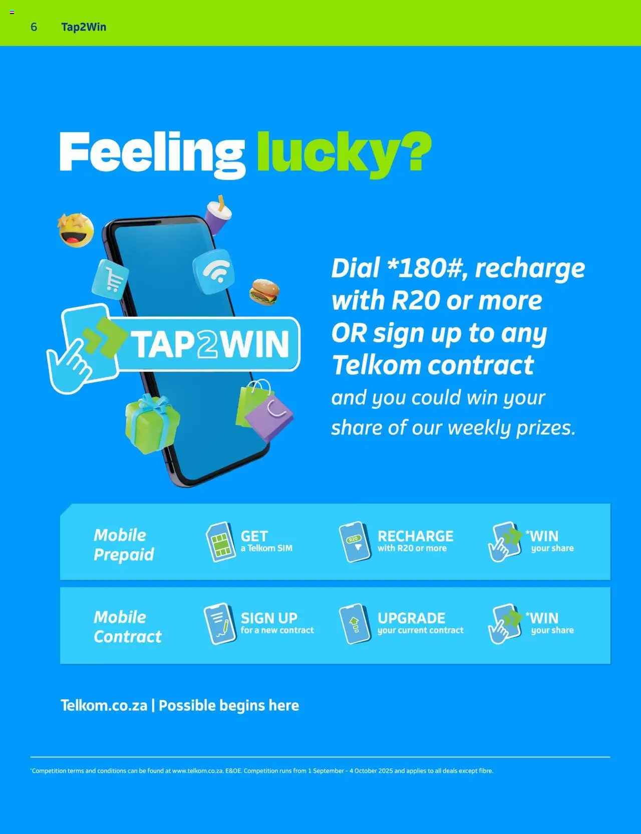 New Telkom catalogue – valid from 01.09.2025 | Page: 6 | Products: Sim