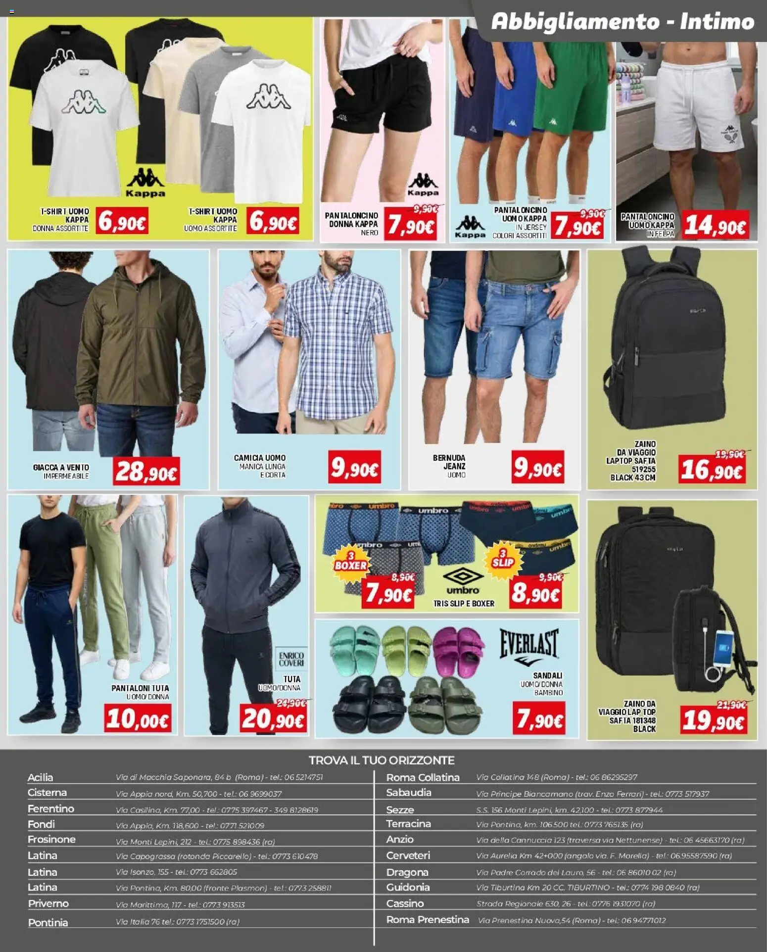Volantino Orizzonte del 09.04.2026 | Pagina: 16 | Prodotti: Pantaloni, Intimo, Slip, Top