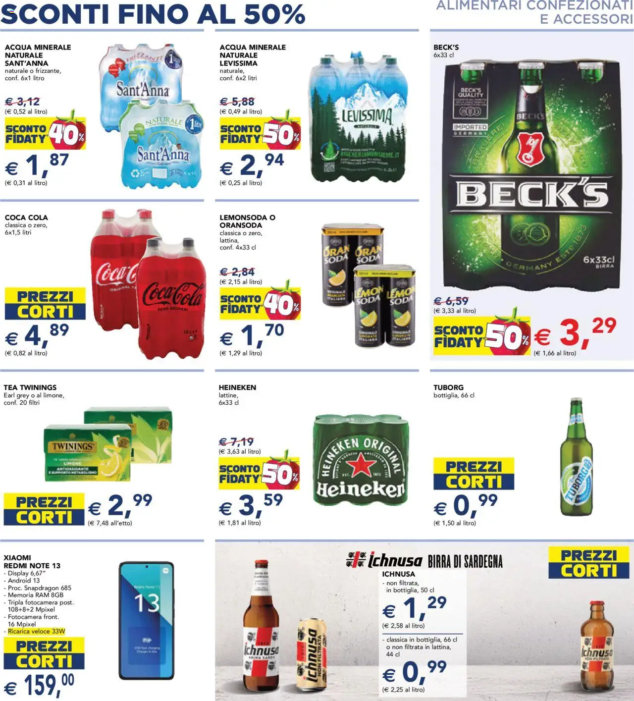 Volantino Esselunga S del 11.09.2025 | Pagina: 9 | Prodotti: Birra, Acqua, Fotocamera, Heineken