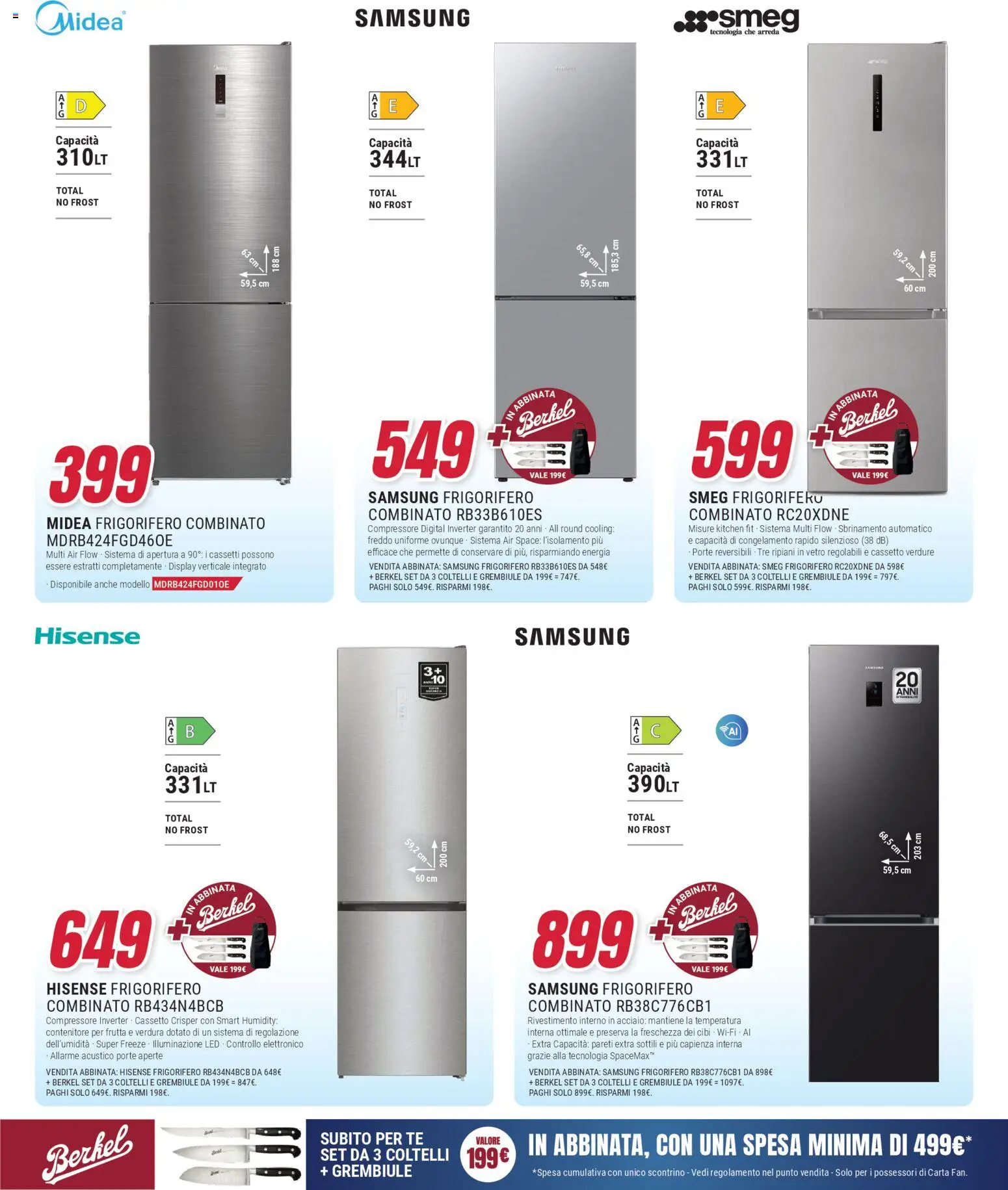 Volantino Trony del 09.04.2026 | Pagina: 10 | Prodotti: Compressore, Frutta, Contenitore, Samsung