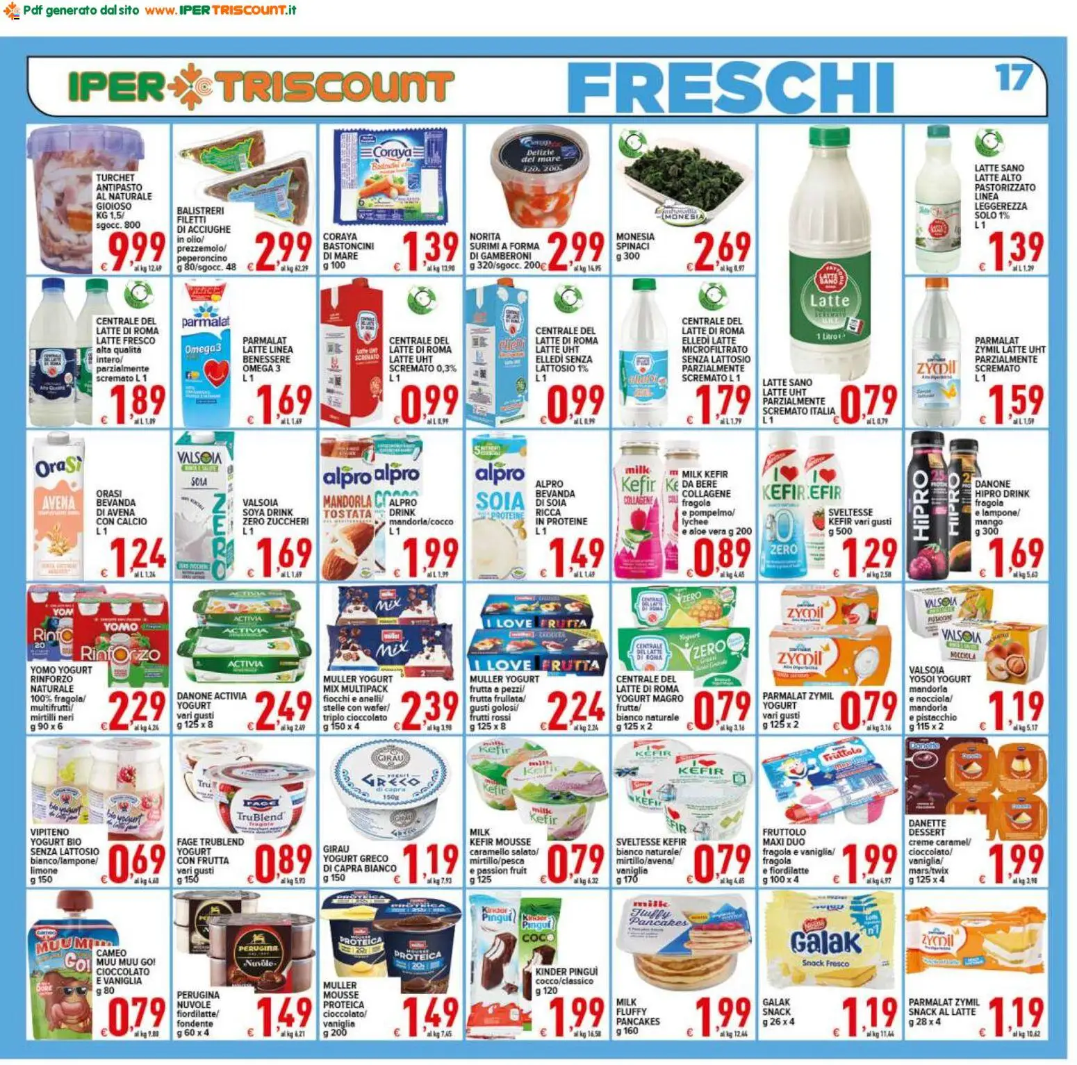 Volantino Ipertriscount del 26.01.2026 | Pagina: 17 | Prodotti: Yogurt greco, Yogurt, Limone, Peperoncino