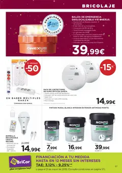 Vista previa Hipercor catálogo válido desde el 04.12.2025 | Página: 71 | Productos: Bombilla, Batería