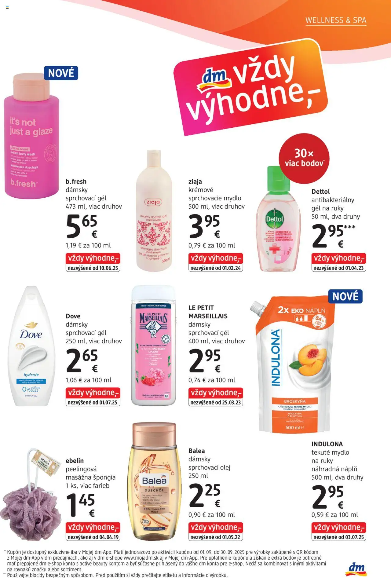 dm drogerie Journal September 2025 │ platný od 01.09.2025 | Strana: 7 | Produkty: Donut, Čaj, Dettol, Indulona
