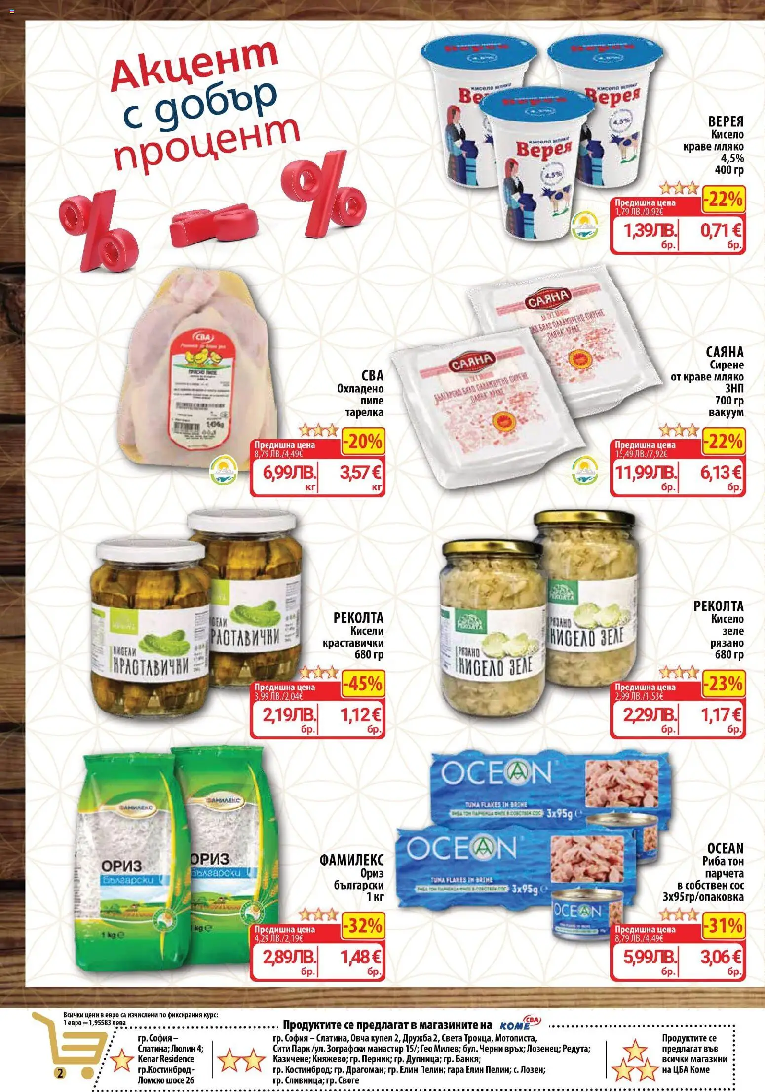 {H1} | Страница: 2 | Продукти: Пиле, Сос, Сирене, Valkoinen riisi