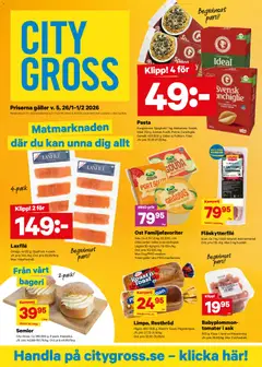 City Gross - erbjudanden - Förhandsvisning av reklamblad från butik City Gross aktuell från 26.01.2026