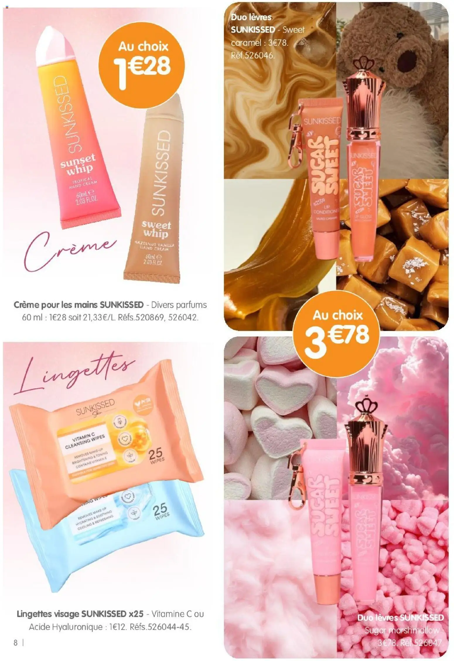 {H1} | Page: 8 | Produits: Crème pour les mains, Crème