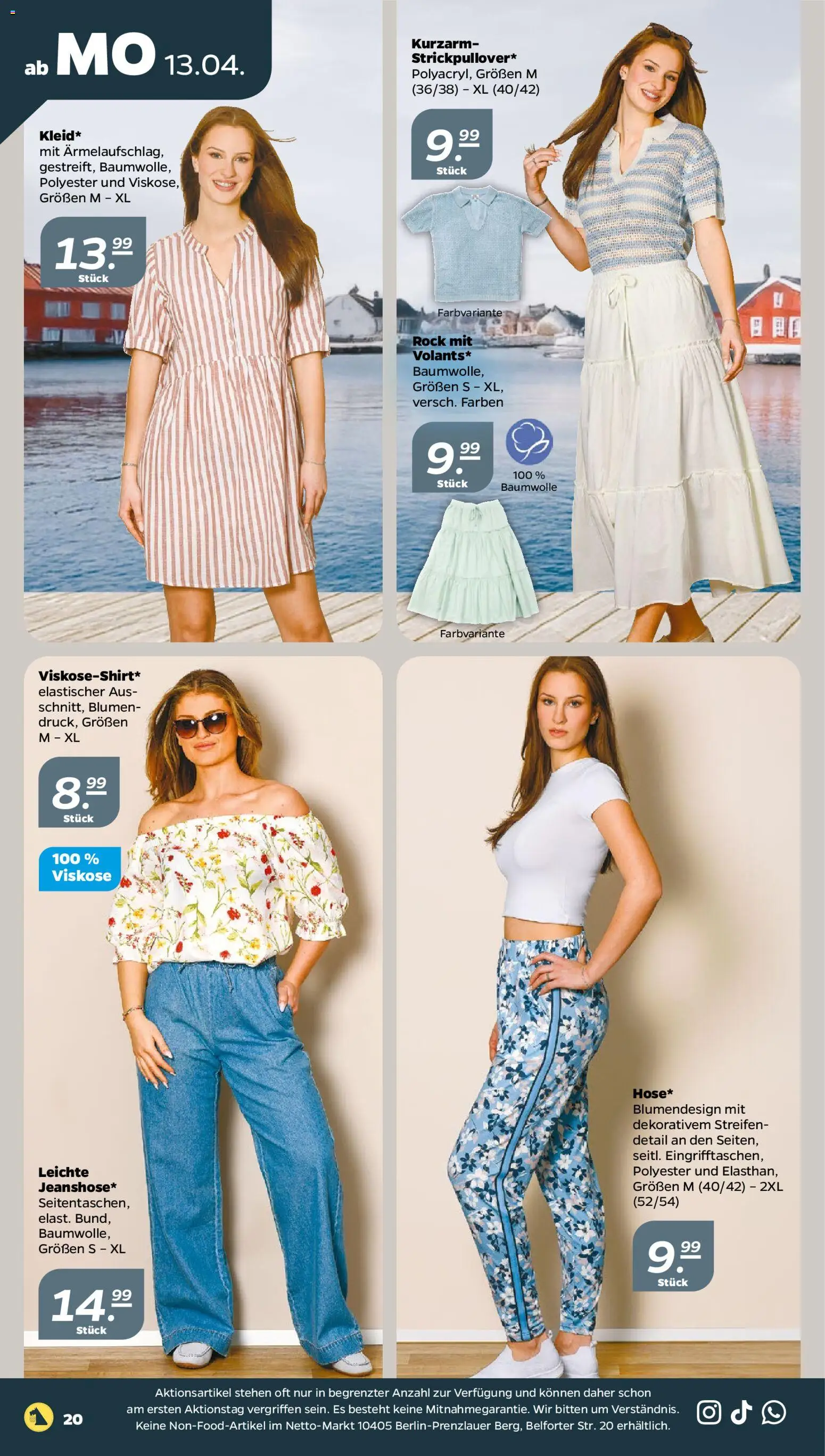 Netto Prospekt 	 – gültig ab 13.04.2026 | Seite: 24 | Produkte: Blumen, Rock