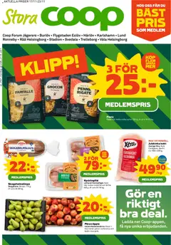 Stora Coop - Helsingborg - Förhandsvisning av reklamblad från butik Stora Coop aktuell från 17.11.2025
