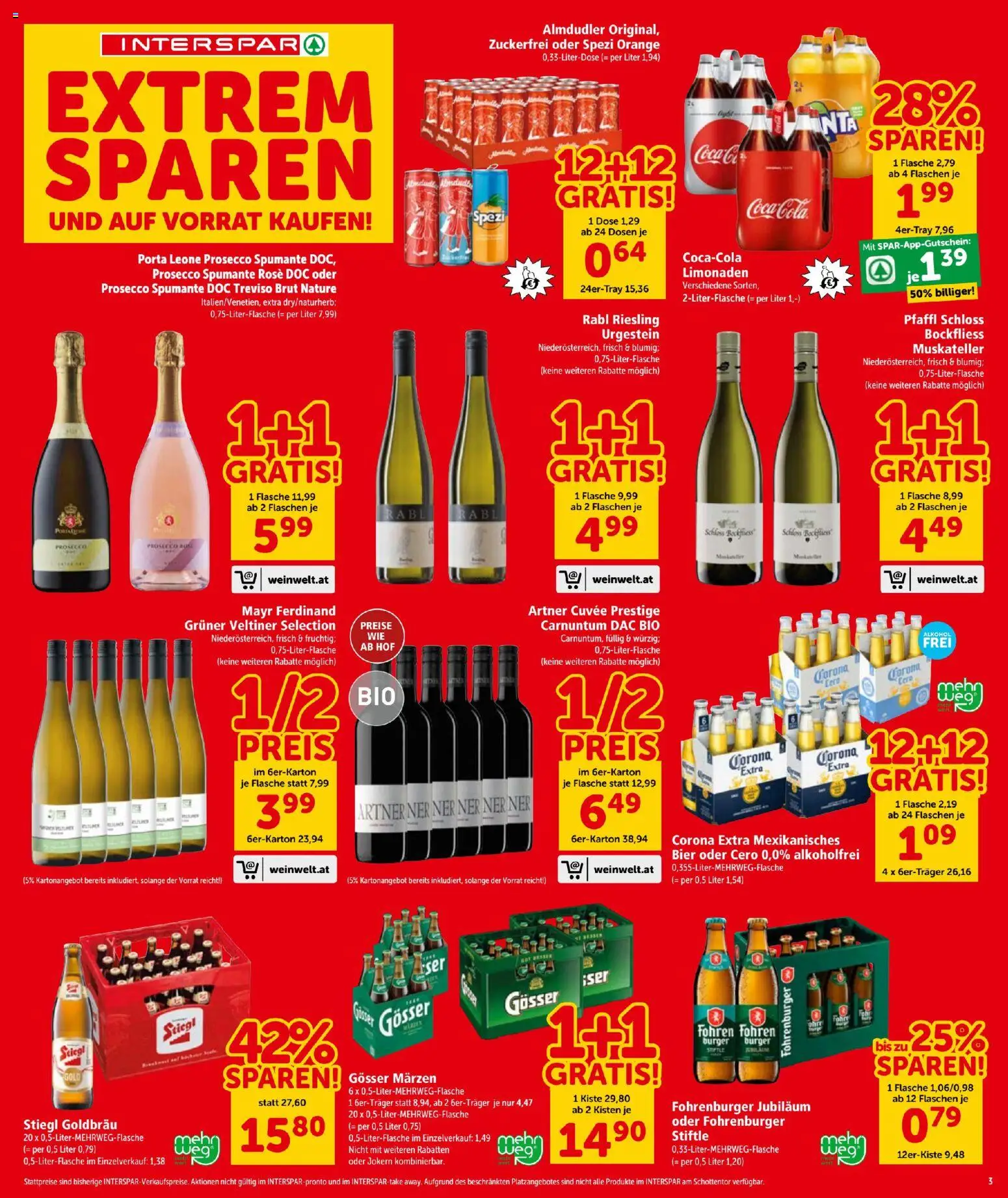 Interspar Flugblatt gültig ab 22.01.2026 | Seite: 3 | Produkte: Bier