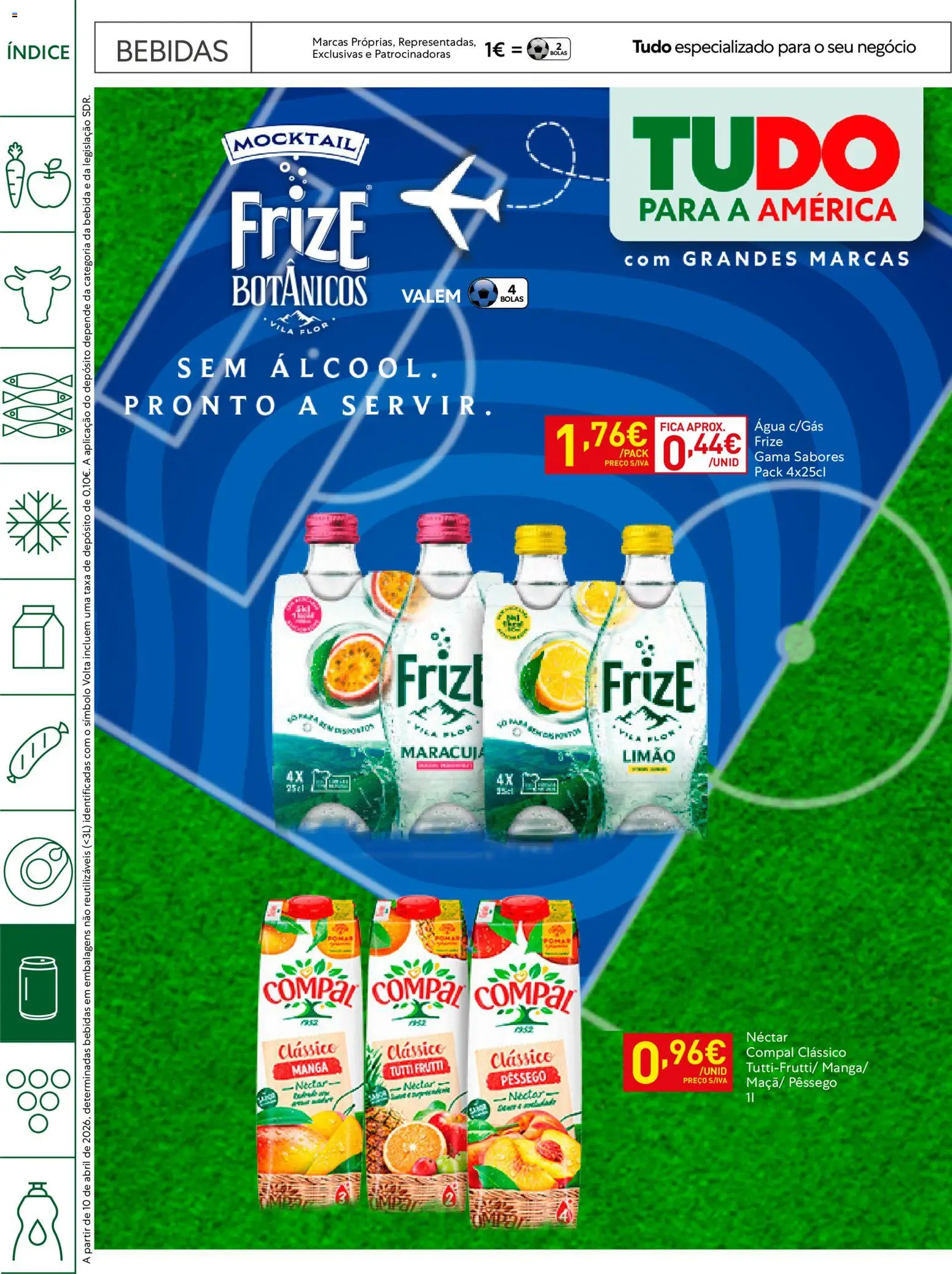 Recheio - Horeca Bons Negócios Madeira │ válido de 14.04.2026 | Página: 22 | Produtos: Agua, Bebida