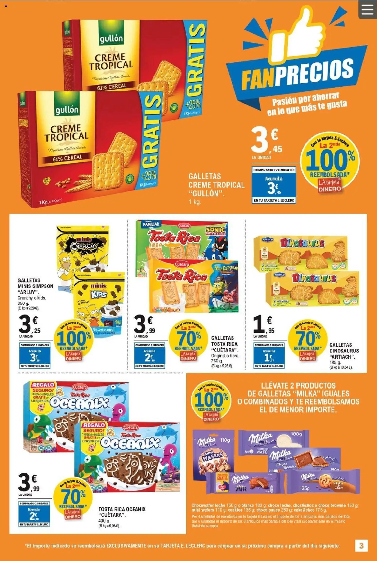 E.Leclerc - Fan precios │ válido desde el 11.02.2026 | Página: 3