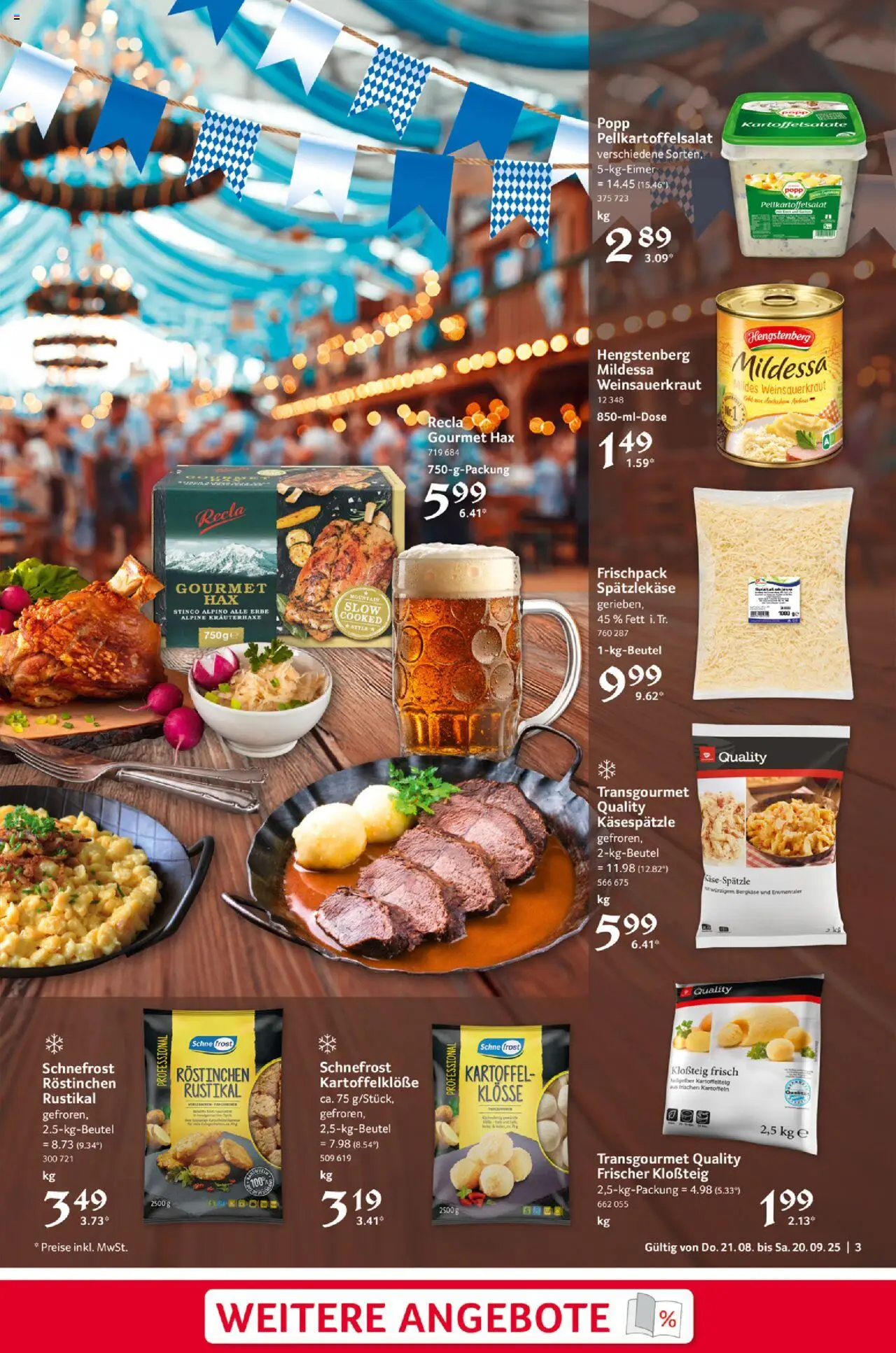 Selgros Gaudi-Wochen - gültig ab dem 21.08.2025 | Seite: 3 | Produkte: Kartoffeln