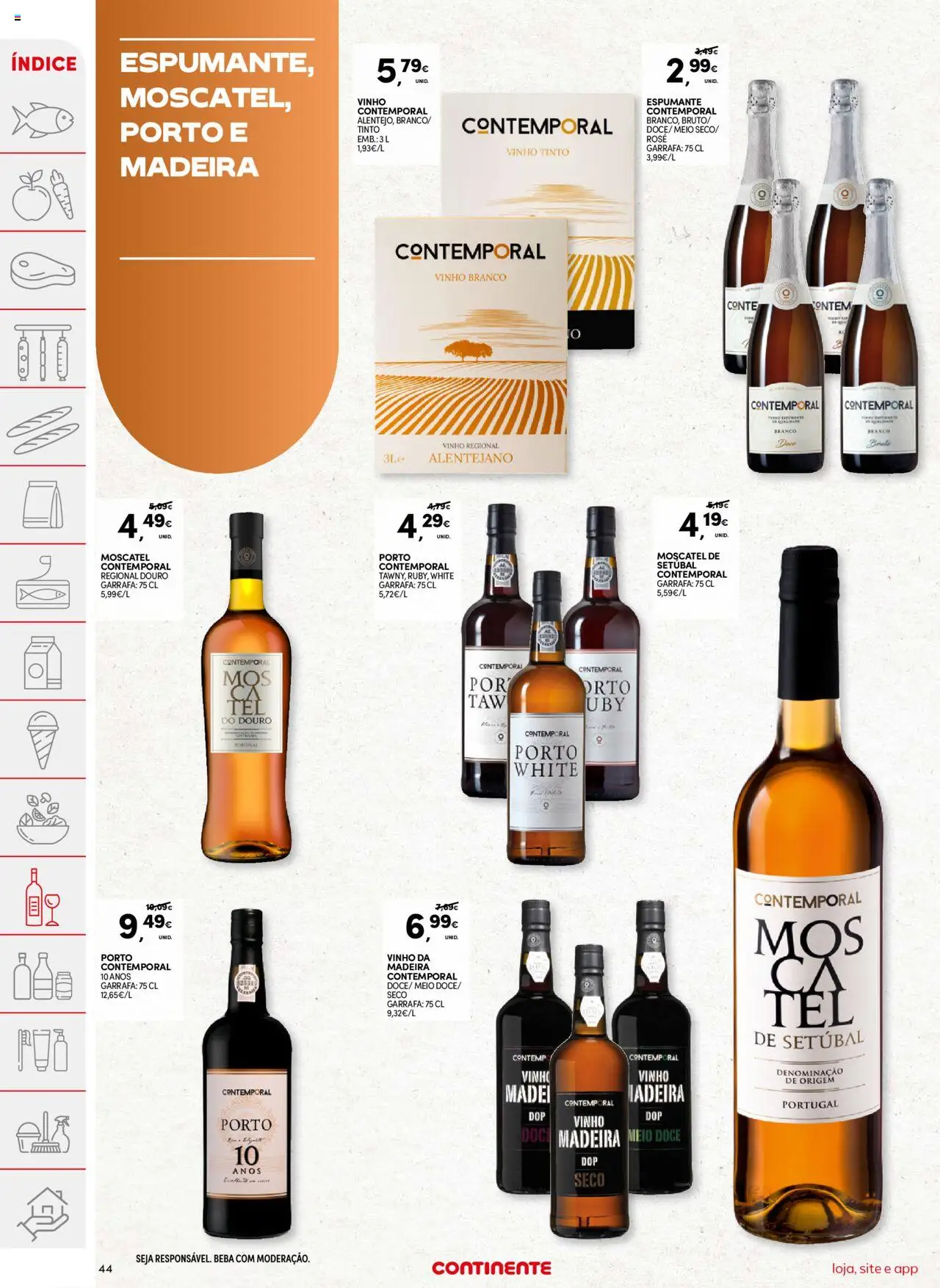 Continente folheto │ válido de 12.08.2025 | Página: 44 | Produtos: Espumante, Banco, Vinho, Vinho tinto