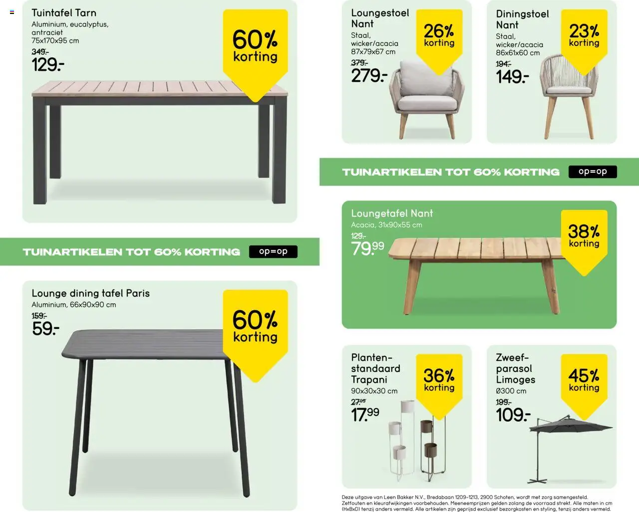  | Pagina: 4 | Producten: Tafel