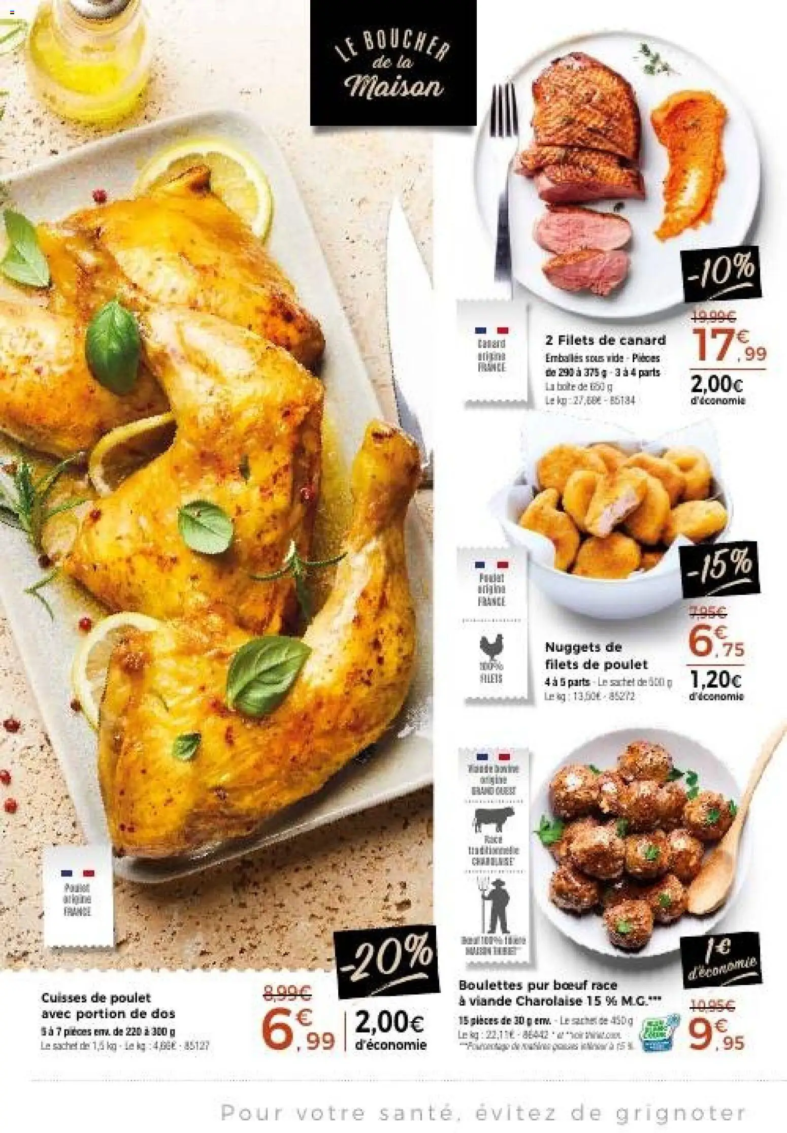 {H1} | Page: 6 | Produits: Cuisses de poulet, Viande