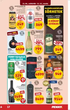 JAMESON ÍR WHISKEY*, 40% alkoholtartalom, 1 liter - amely érvényes a következő dátumtól: 06.11.2025 | Oldal: 21