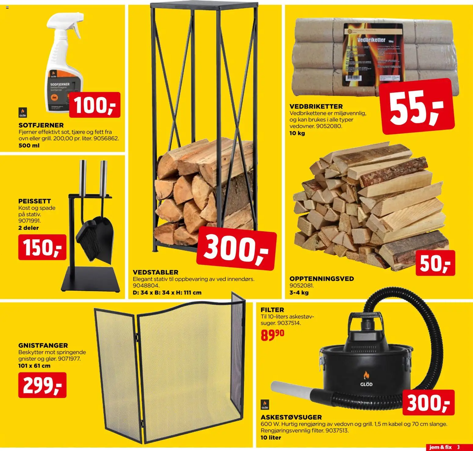 {H1} | Side: 3 | Produkter: Kabel, Ovn, Coriandre