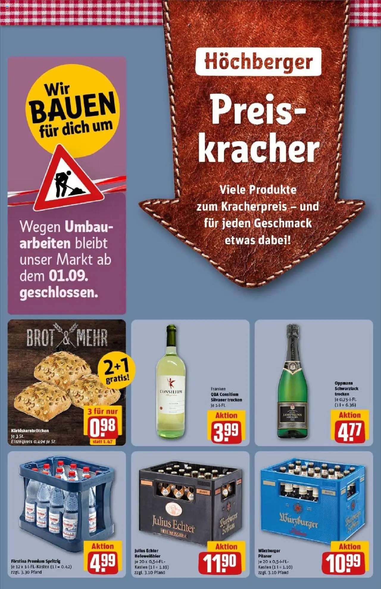 Rewe prospekt Höchberg	 - gültig ab dem 24.08.2025 | Seite: 39 | Produkte: Brot