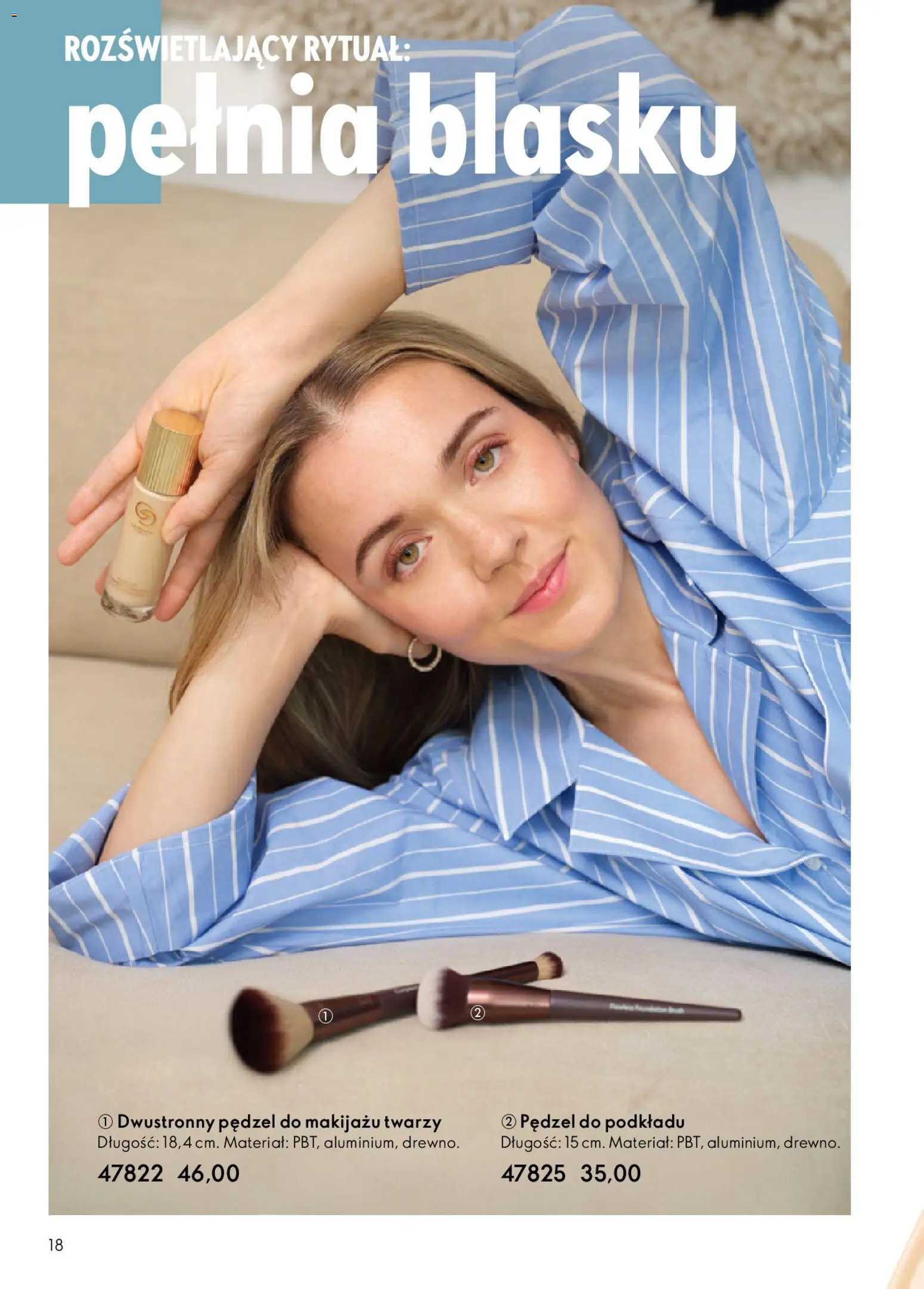 Oriflame Katalog 1 2026 od 24.12.2025 | Strona: 18 | Produkty: Pędzel