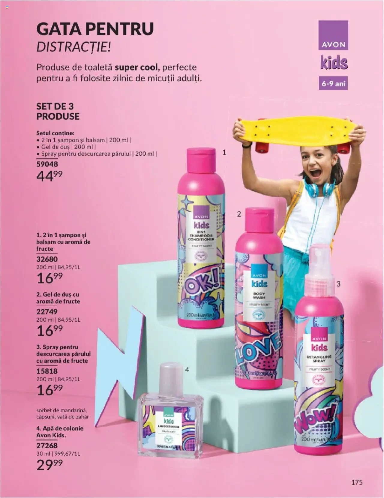Catalog Avon - 06 2025 – valabil de la 01.06.2025 | Pagină: 175 | Produse: Toaletă, Duș, Fructe, Zahăr