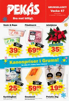 Pekås - erbjudanden - grums edition - Förhandsvisning av reklamblad från butik Pekås aktuell från 17.11.2025