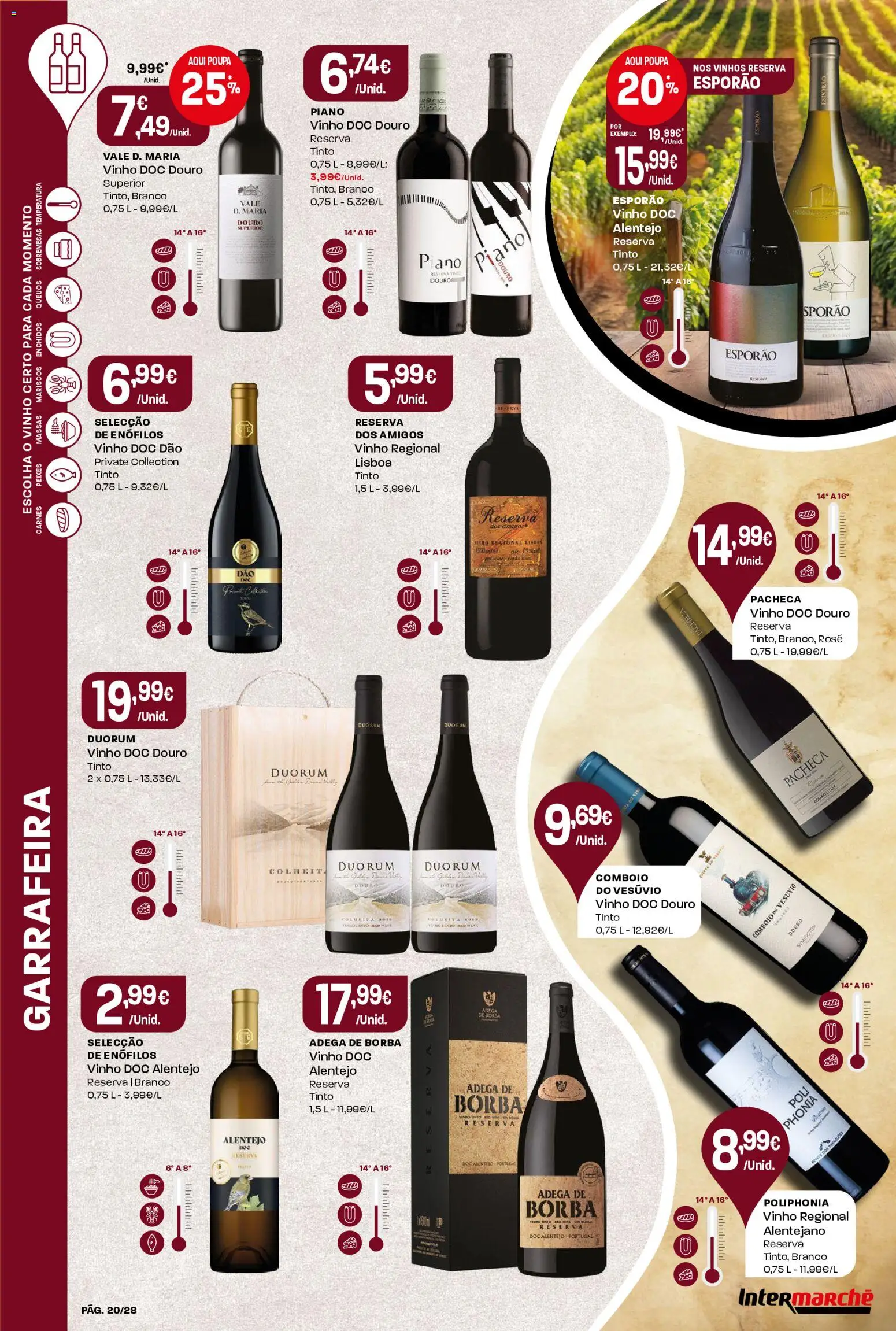 Intermarché Black Friday │ válido de 27.11.2025 | Página: 20 | Produtos: Vinho, Vinho tinto