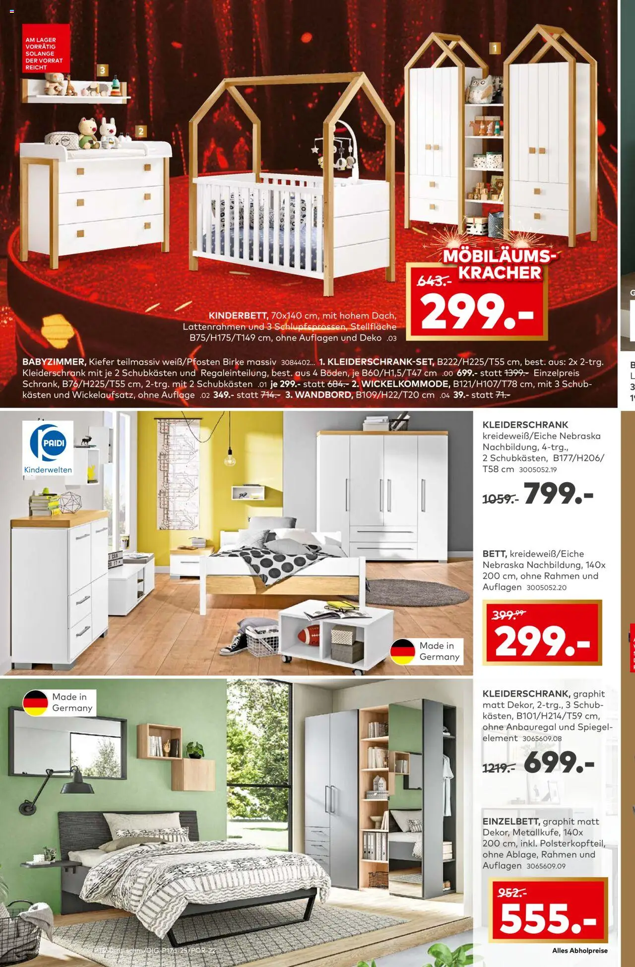Porta! Möbiläums-Kracher – gültig ab 08.09.2025 | Seite: 4 | Produkte: Kleiderschrank, Spiegel