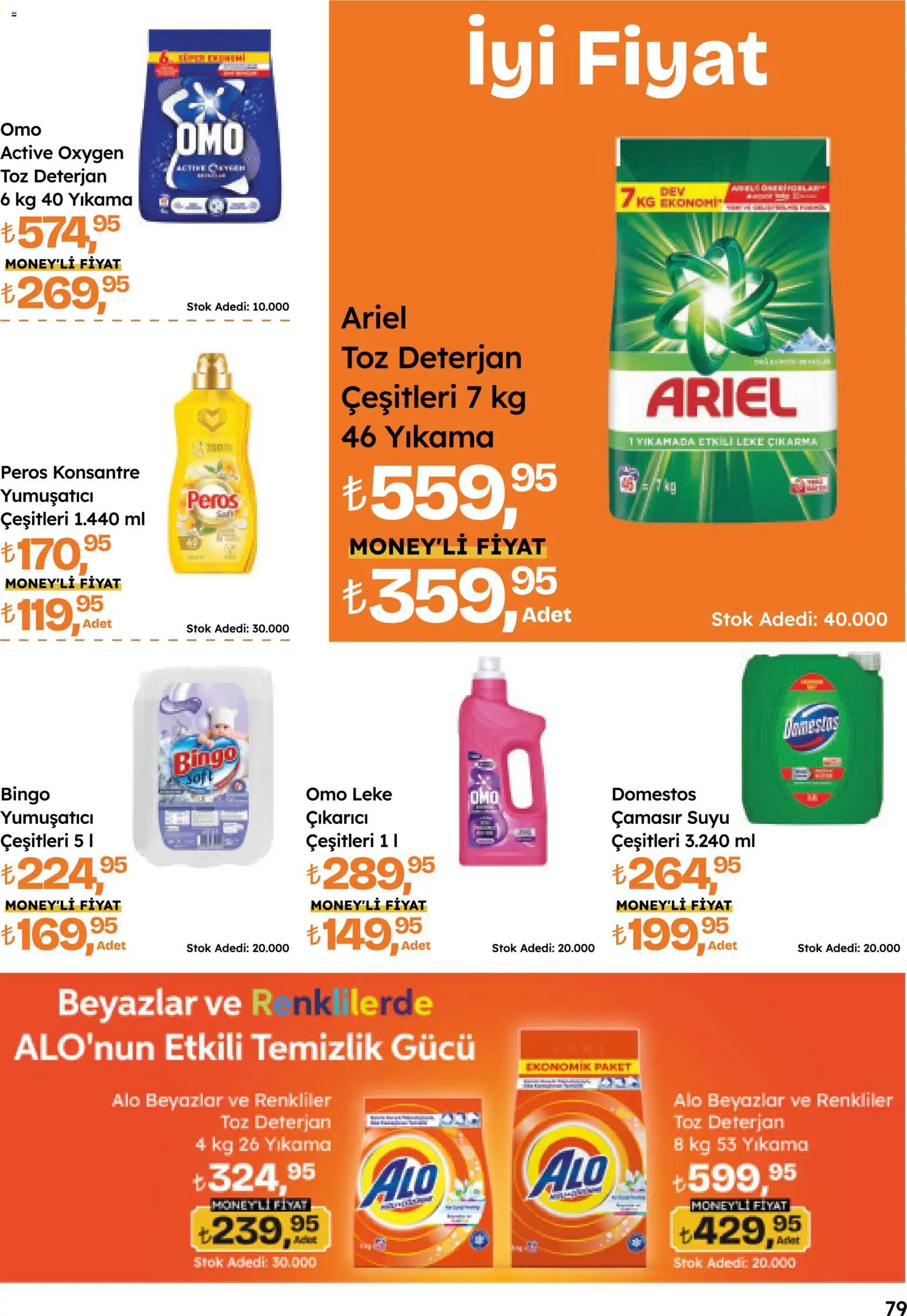 Migros Katalog - Migroskop - 16.04.2026 tarihinden itibaren geçerlidir | Sayfa: 79 | Ürünler: Yumuşatıcı, Deterjan
